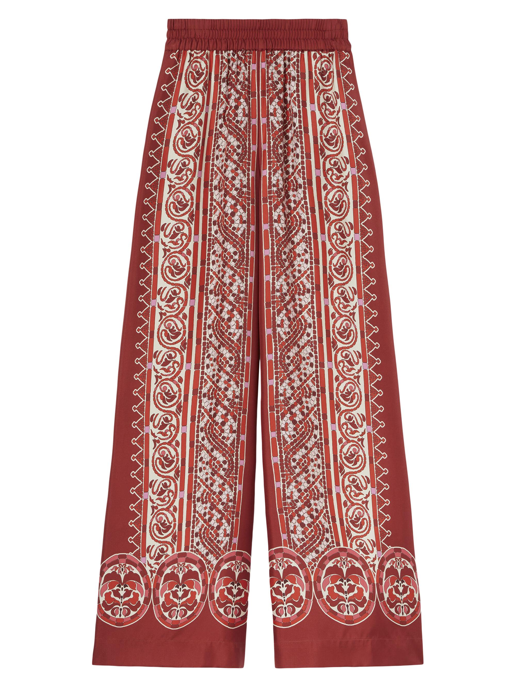 La DoubleJ Women's Palazzo Pants - Cobra Place Red