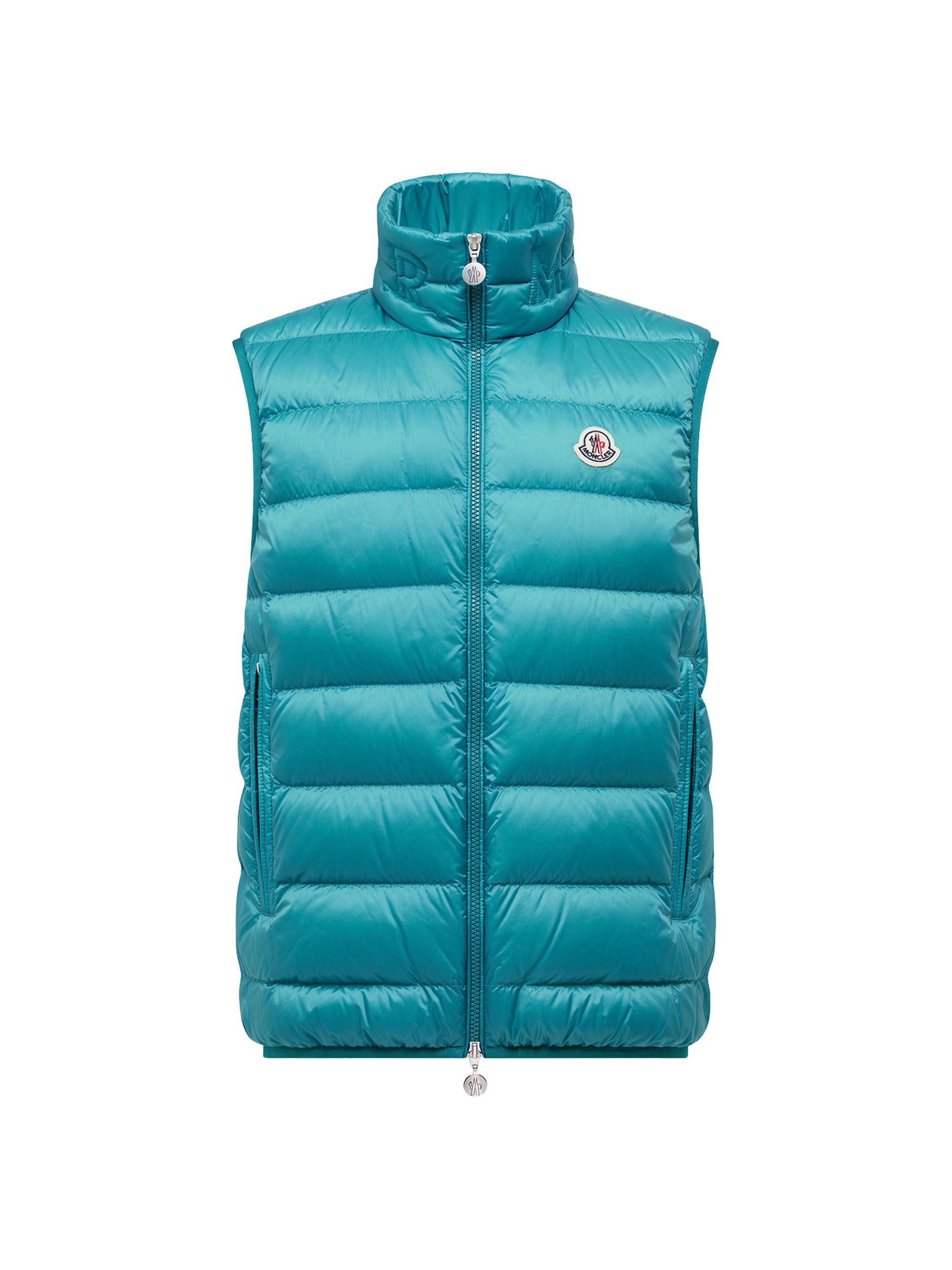 Moncler Men's Rocoque Puffer Vest - Turquoise