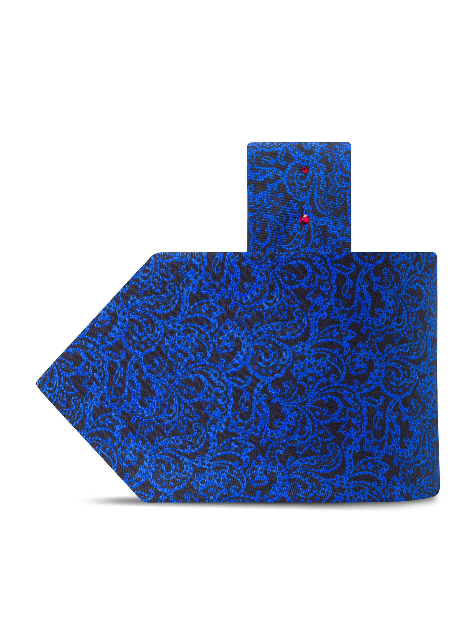 Stefano Ricci Men's Luxury Handmade Silk Tie - Blue Black