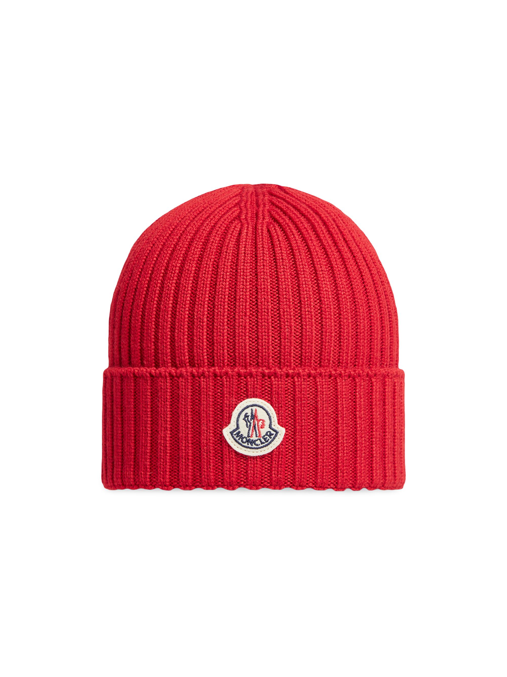 Canada Goose Red 100% Merino Wool Beanie – Made in Italy ?? Kids Merino Pom Toque | Canada Goose NP main image 3