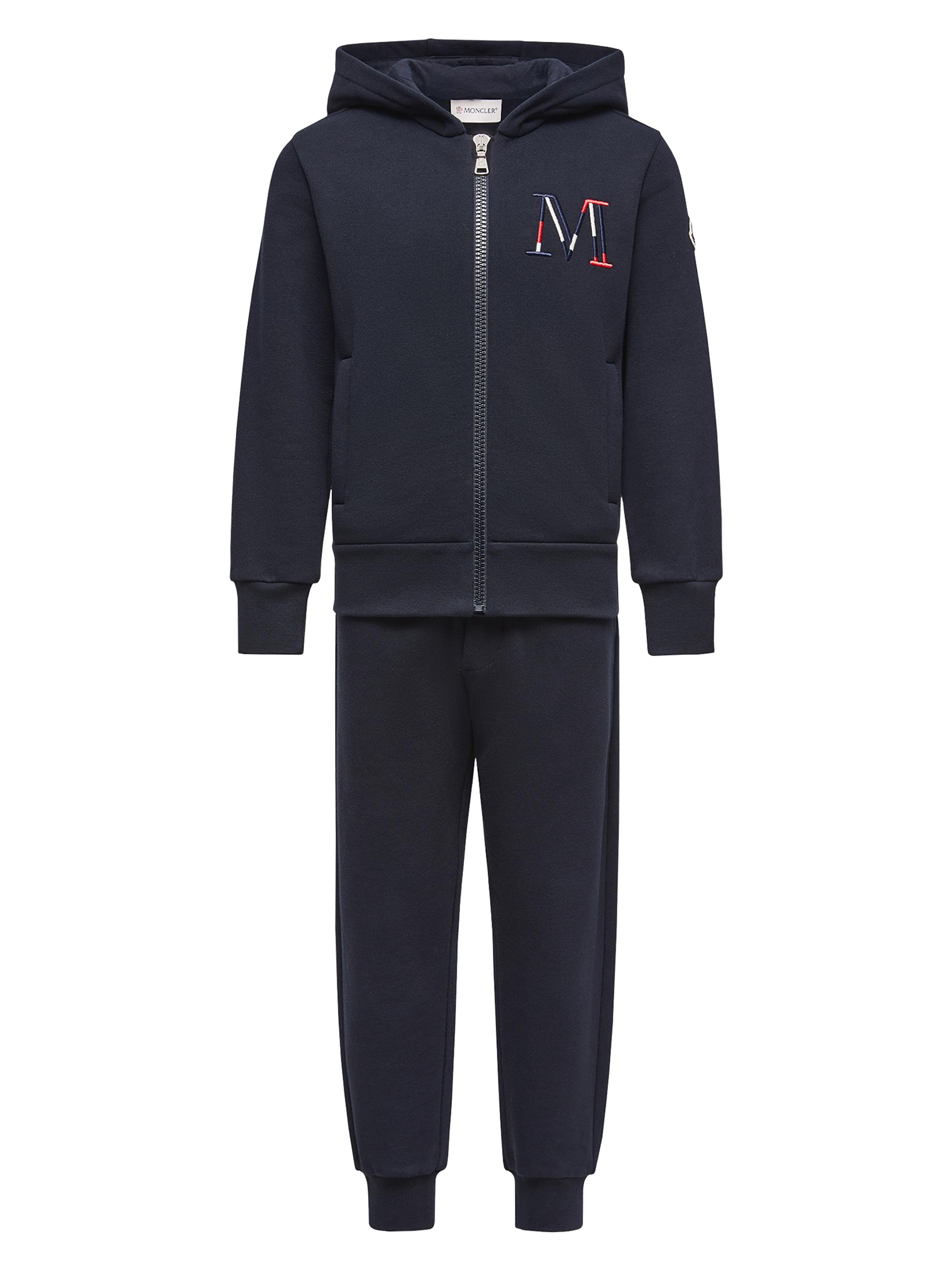 Moncler Little Boy's & Boy's Sweatsuit Set in Cotton - Navy Blue