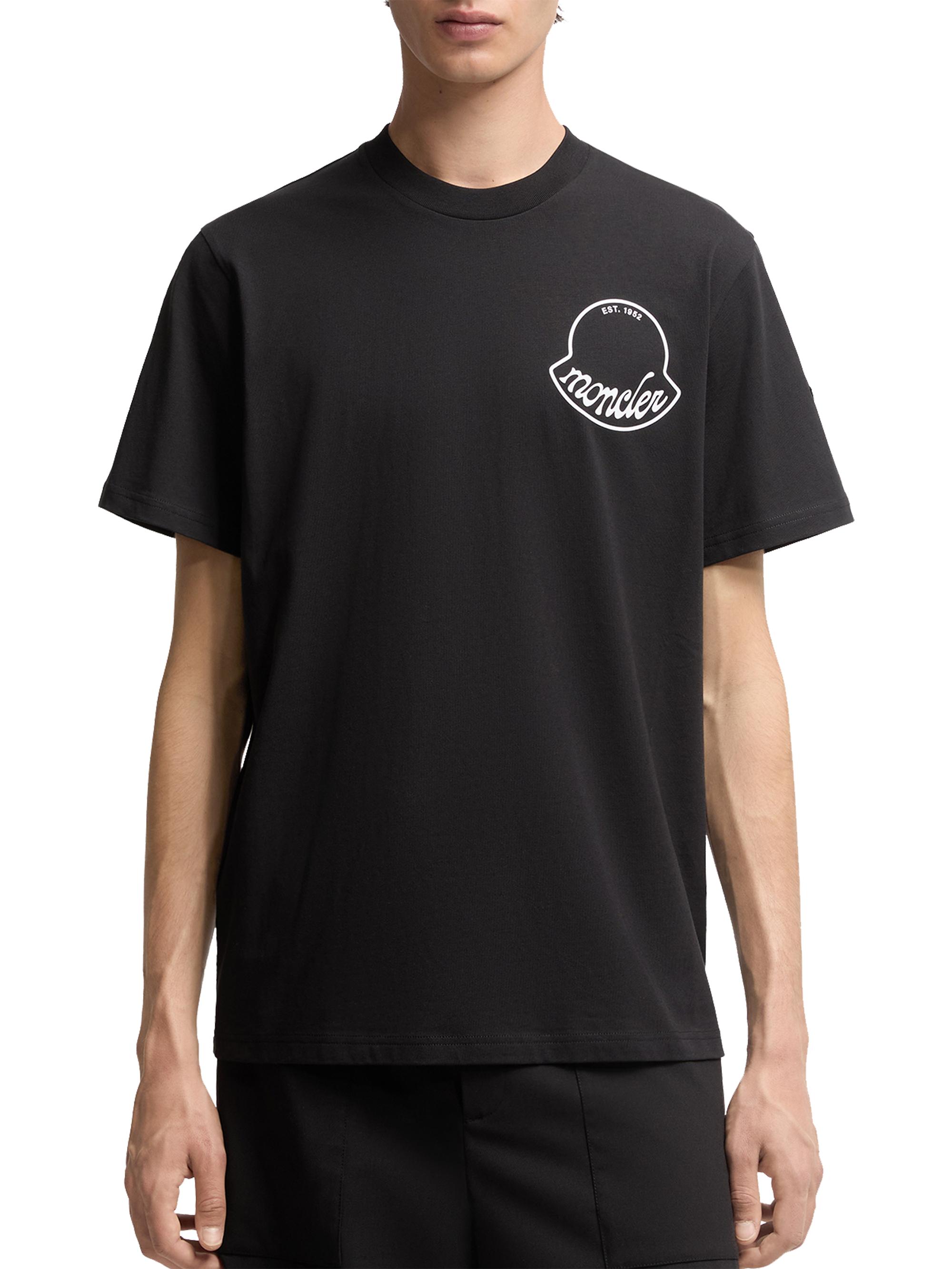 Moncler Crew-Neck T-Shirt in Cotton | Saks Fifth Avenue