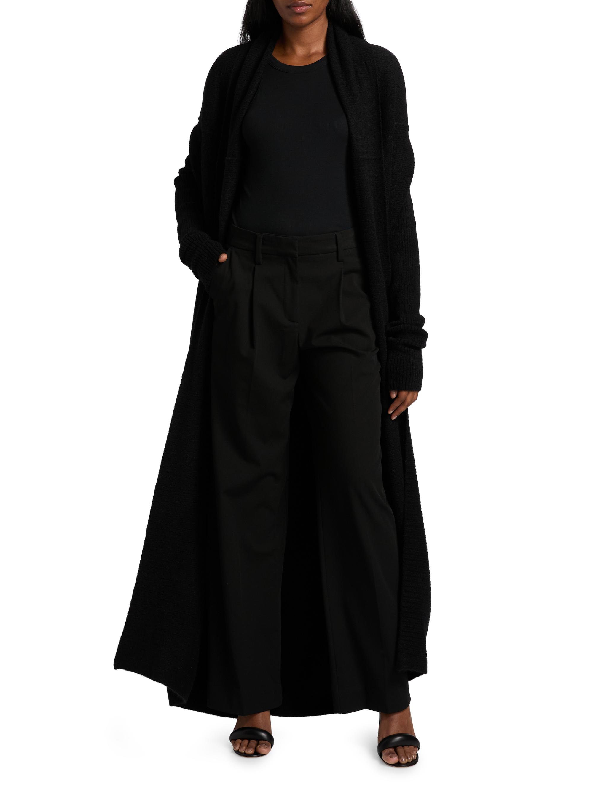 Rick Owens Shawl Collar Alpaca-Blend Long Cardigan | Saks Fifth Avenue