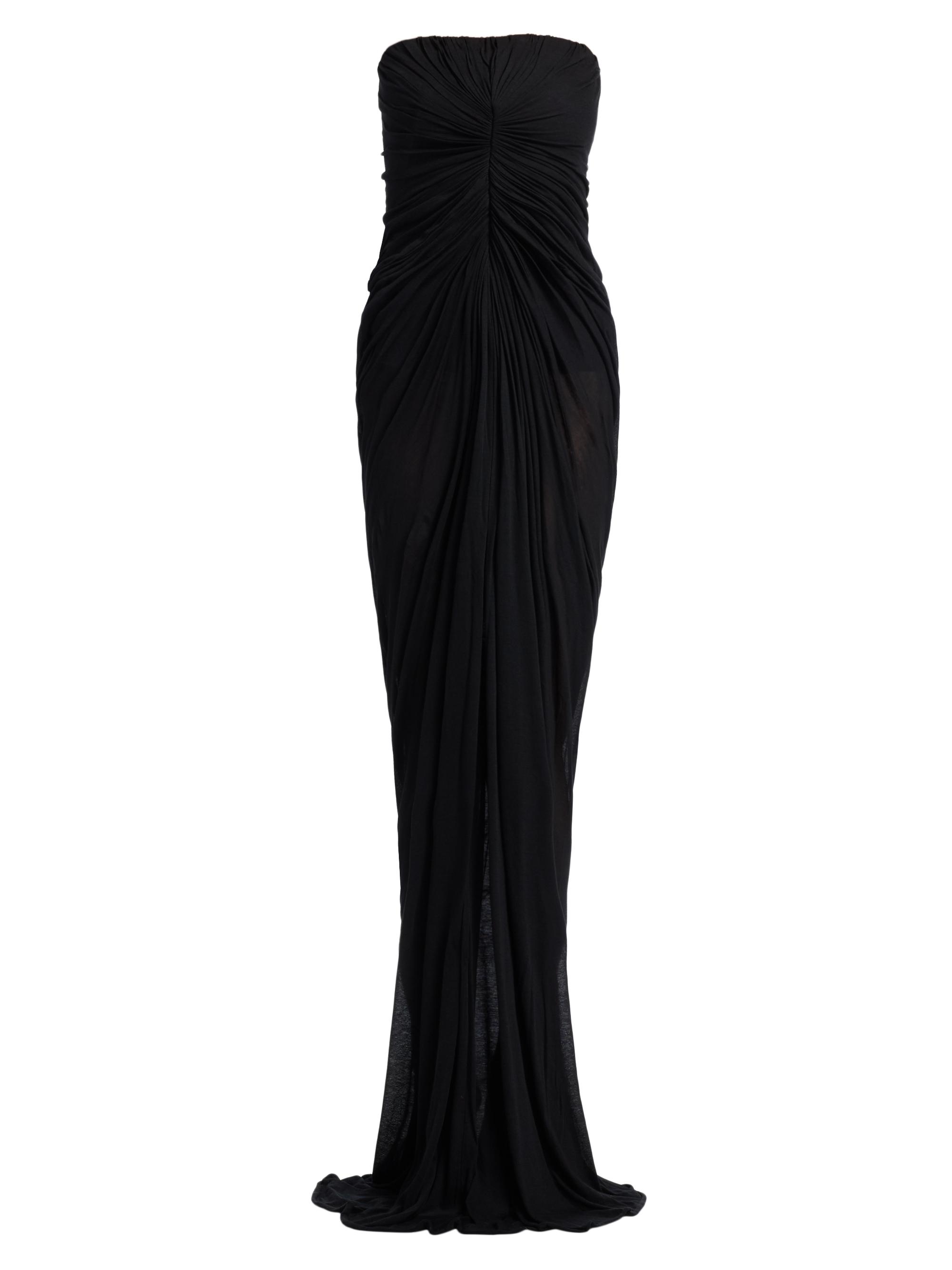 Radiance Draped Cotton Bustier Gown