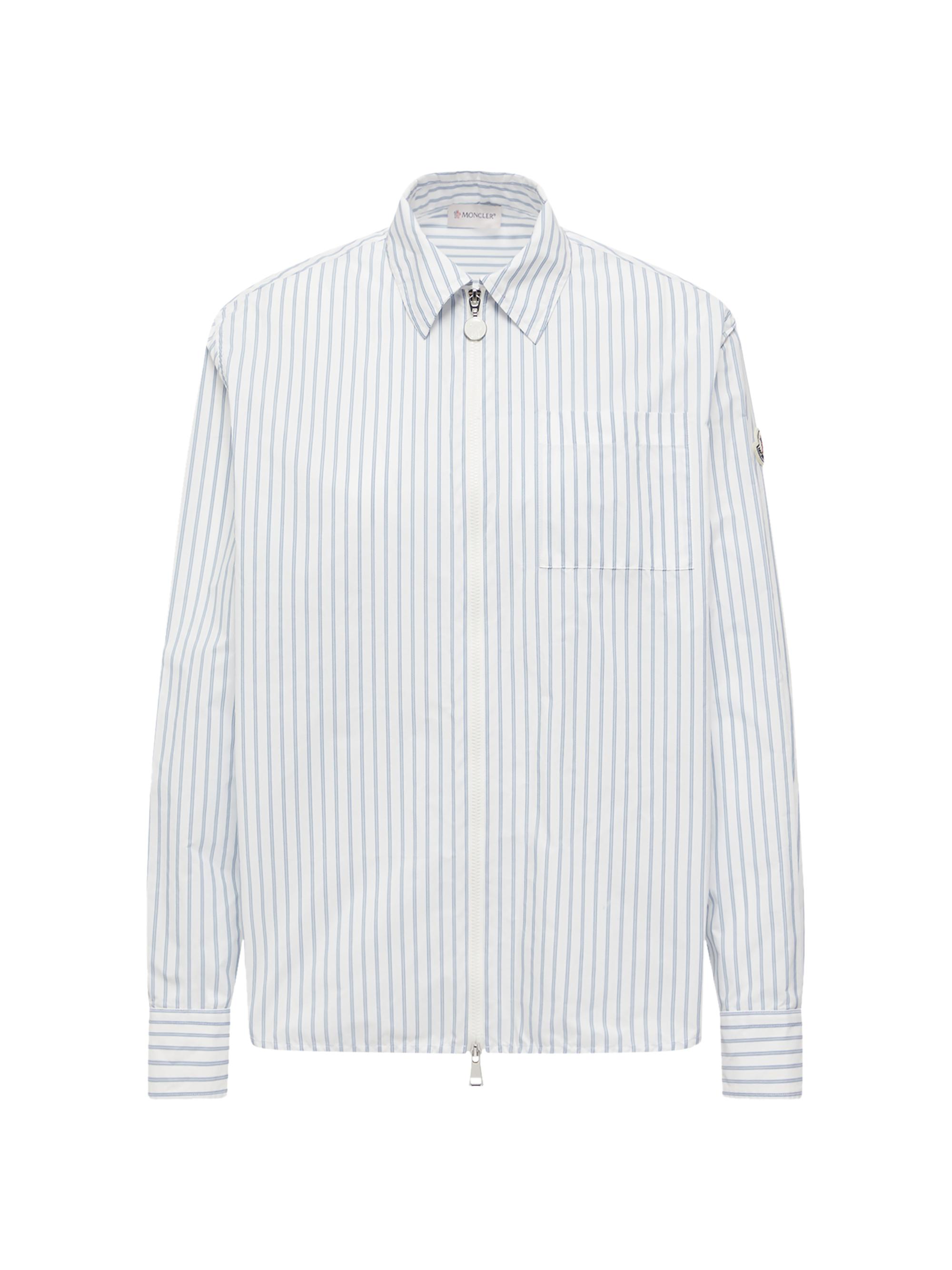 Moncler Women's Shirt in Nylon - White Light Blue