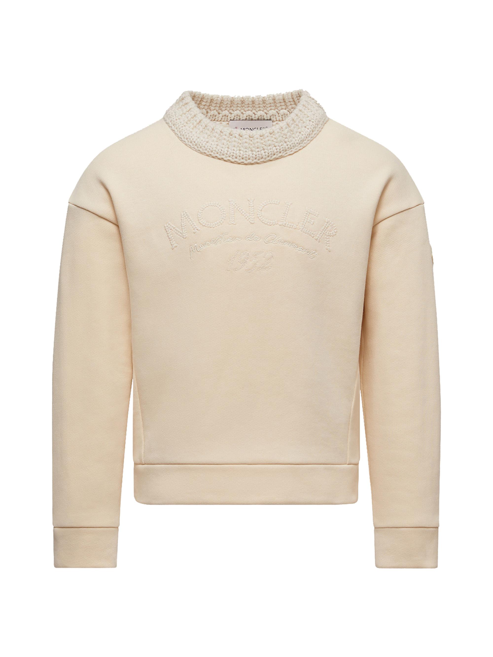 Moncler Little Girl's & Girl's Sweatshirt in Cotton - White