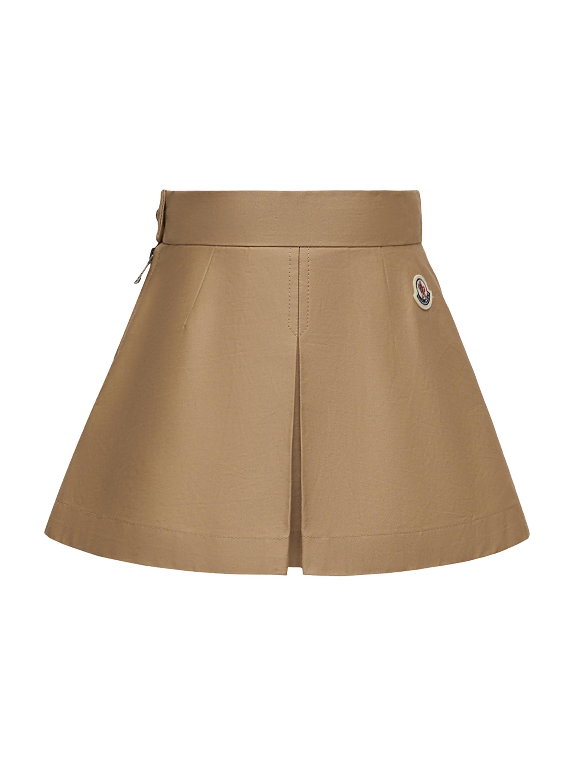 Moncler Little Girl's & Girl's Skirt in Cotton Gabardine - Beige