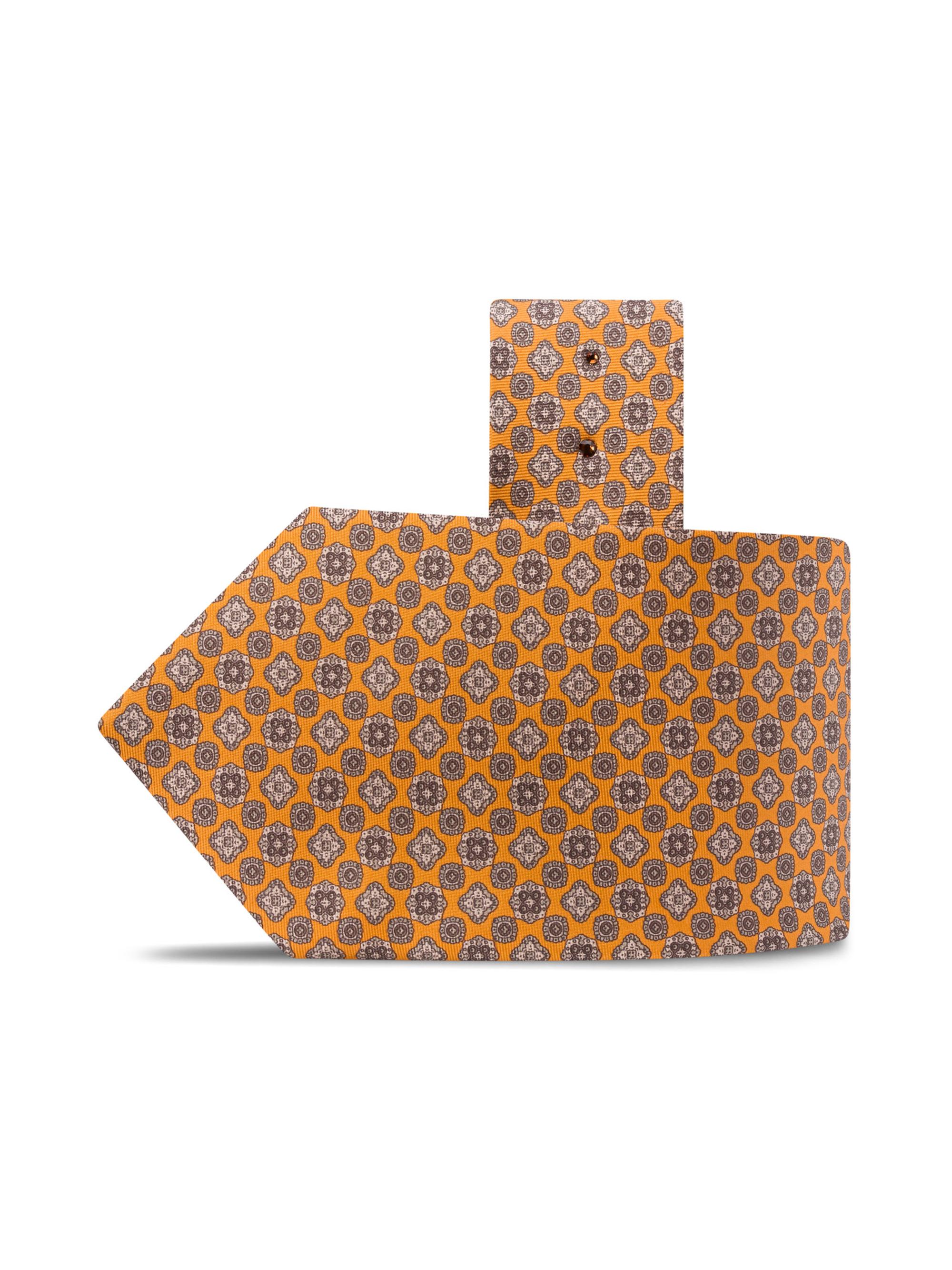 Stefano Ricci Men's Luxury Handmade Silk Tie - Yellow