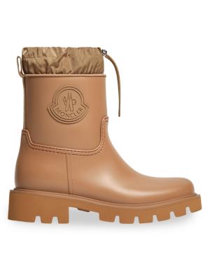 Moncler Women's Kickstream Low Rain Boots - Light Brown