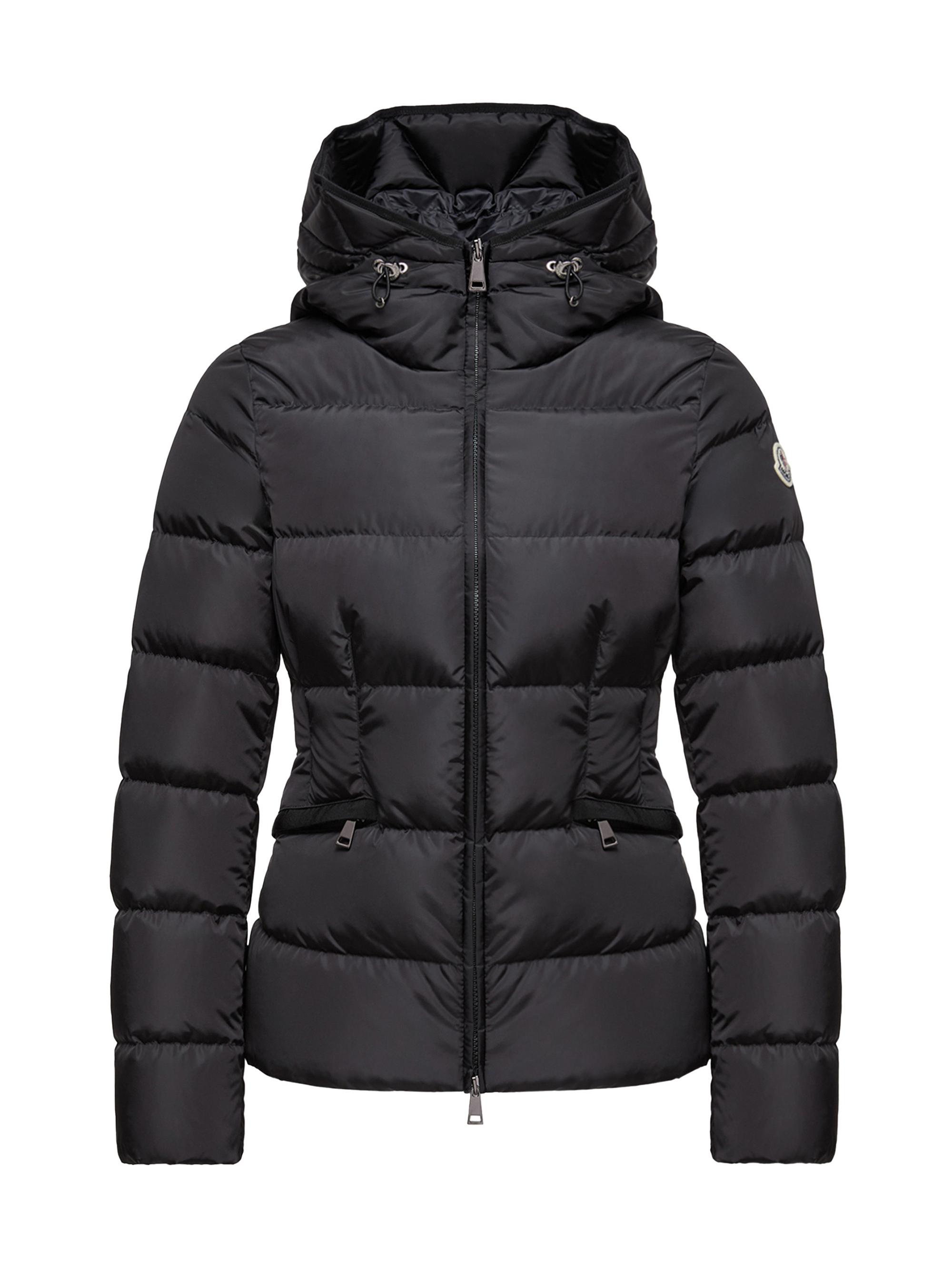 MONCLER 　DAMEショートブルゾン　ブラック Moncler Maire Nylon Lacque Down Jacket | Saks Fifth Avenue