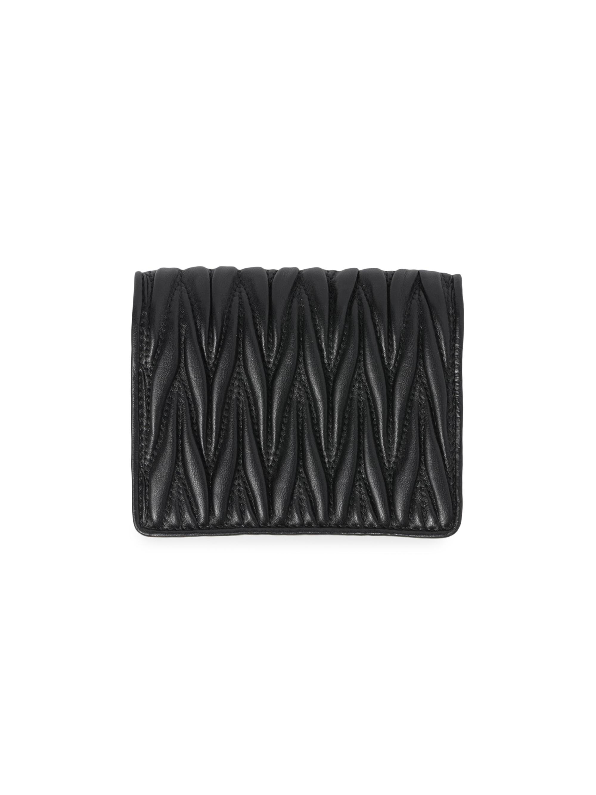 小物 Archive miu miu leather wallet black Miu Miu Leather Wallet | Black | FARFETCH
