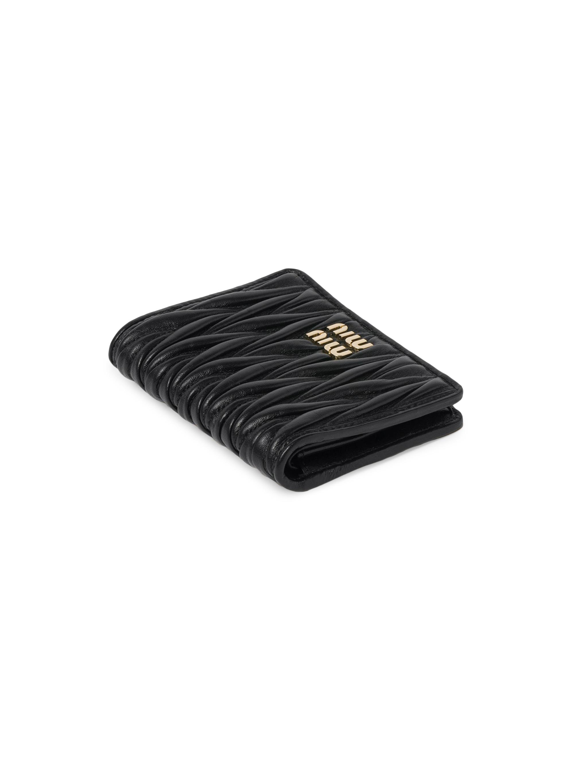 Miu Miu Small Matelassé Nappa Leather Wallet | Saks Fifth Avenue