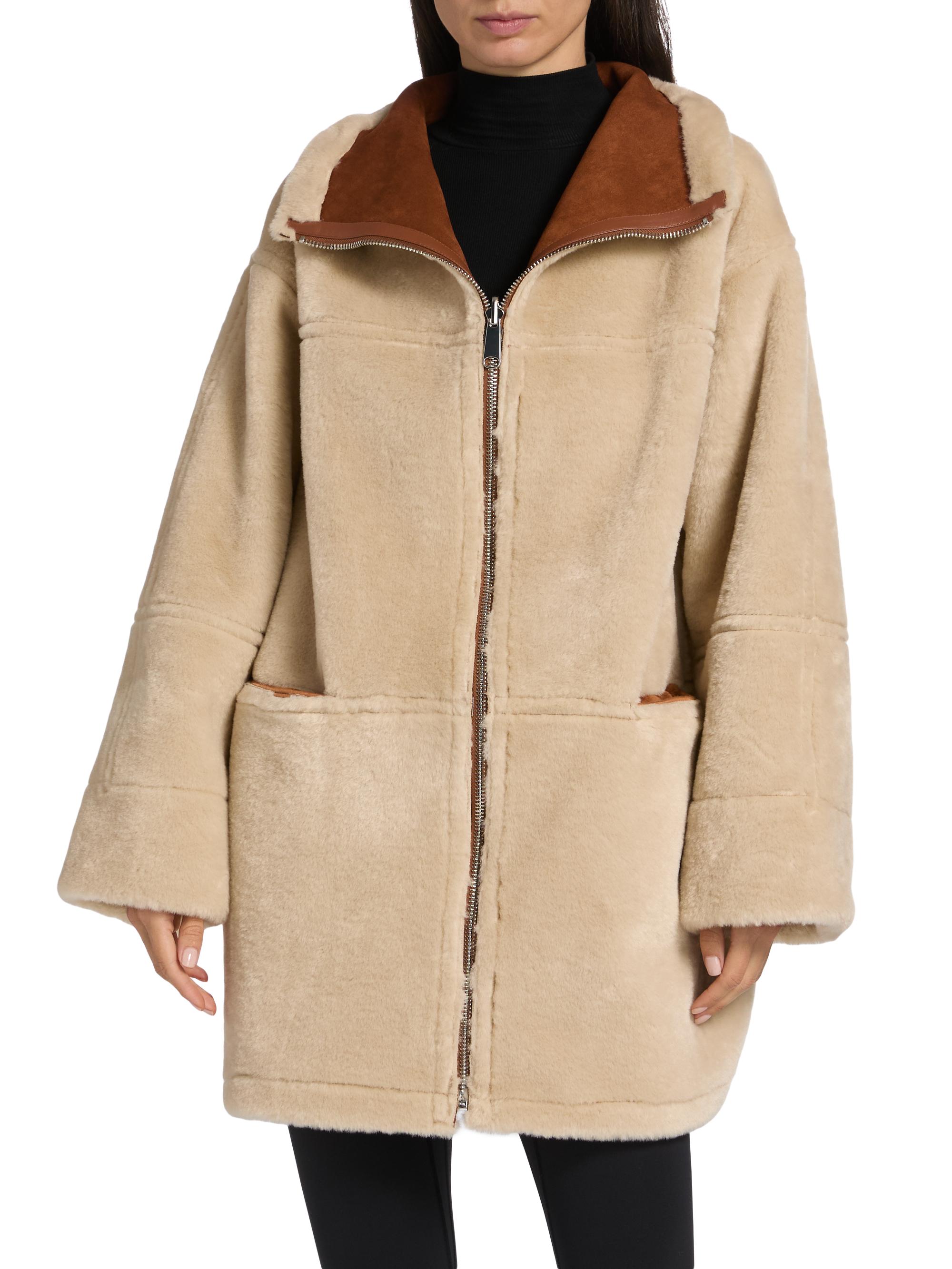 Mercer Collective Oversized Reversible Faux Shearling Coat | Saks