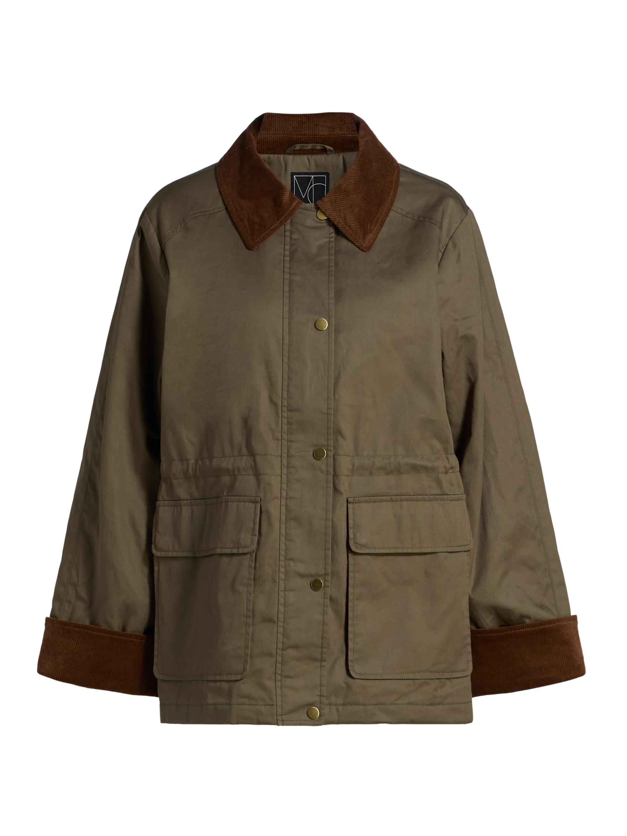Mercer Collective Women's Cinched Barn Jacket - Khaki Green
