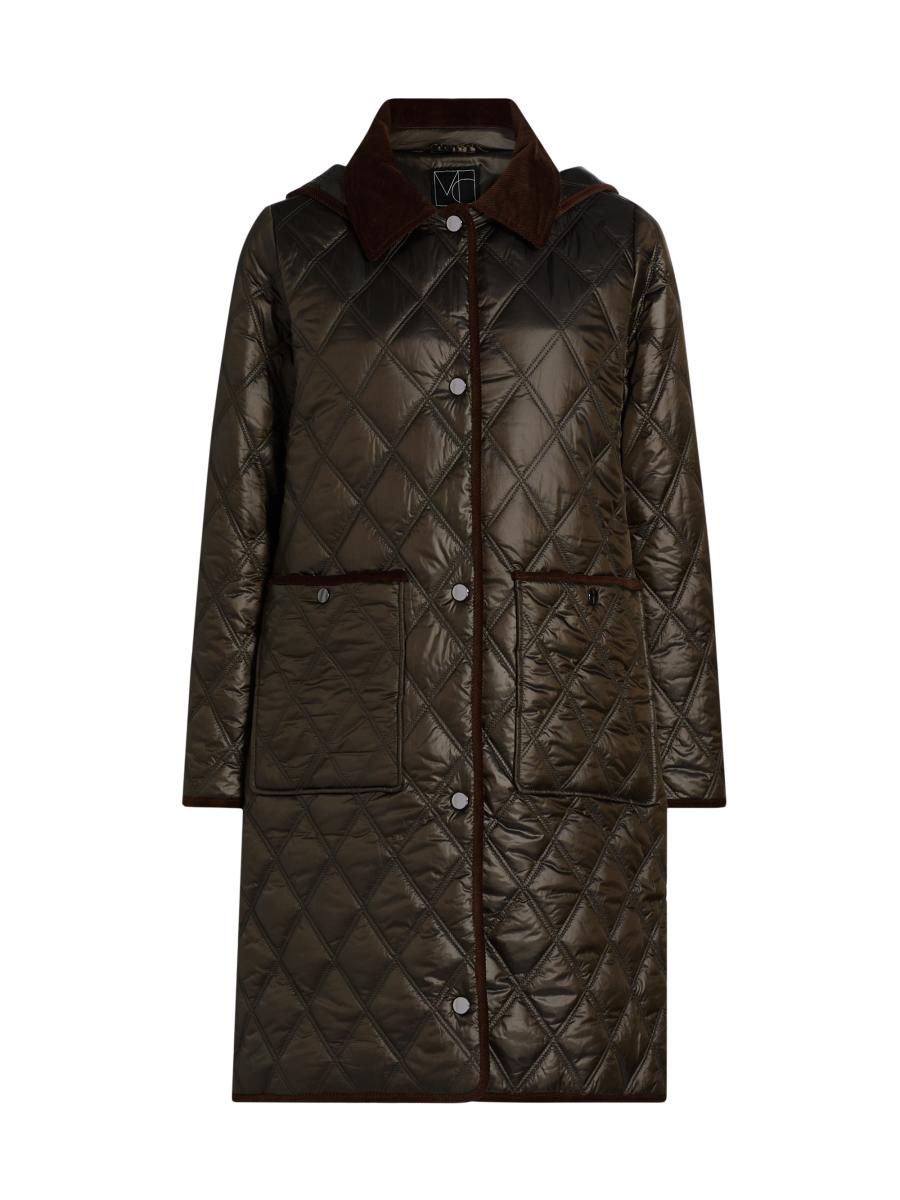 Mercer Collective Women's Quilted Hooded Jacket In Green