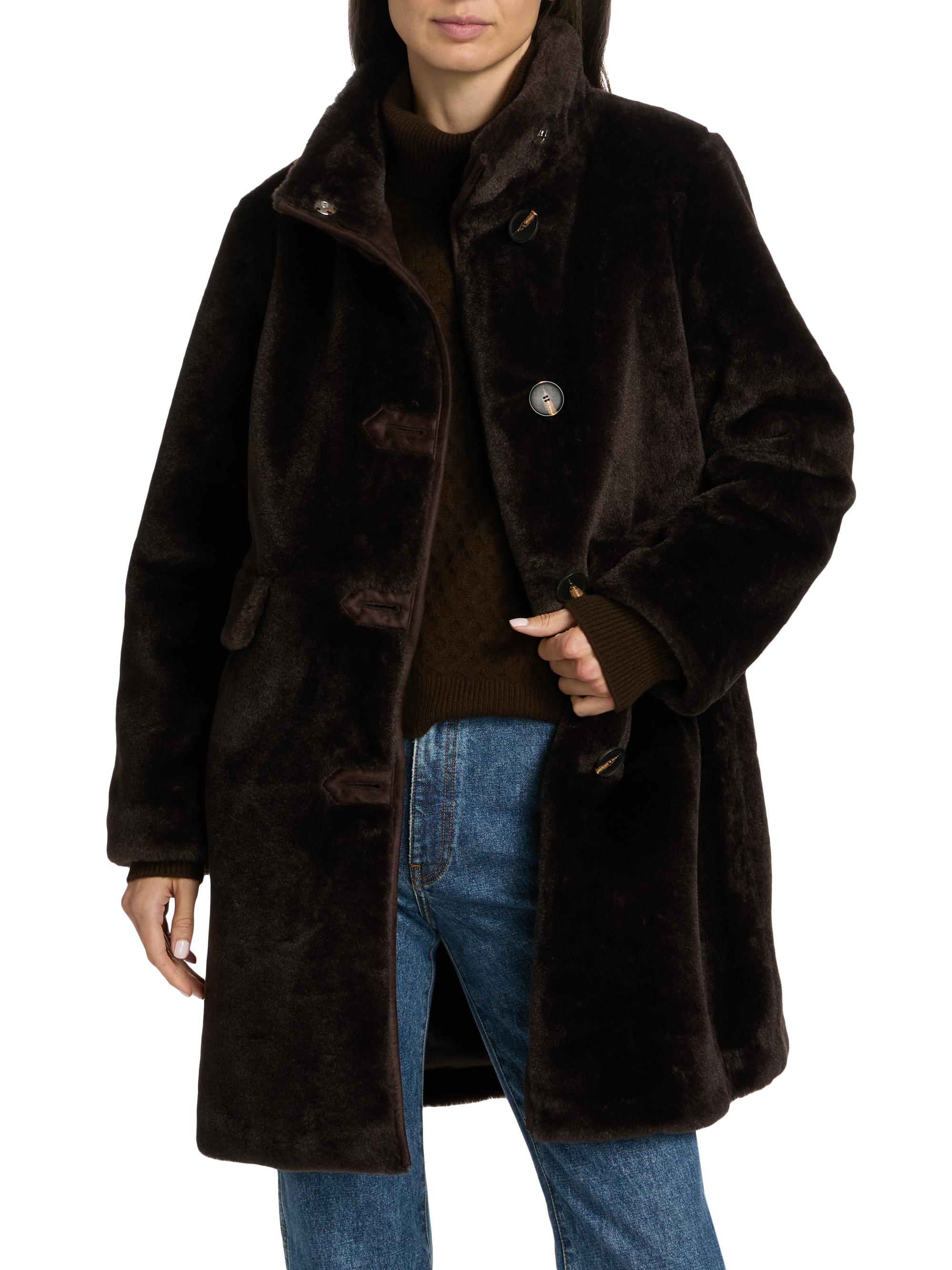 Mercer Collective Faux-Fur Long Coat | Saks Fifth Avenue
