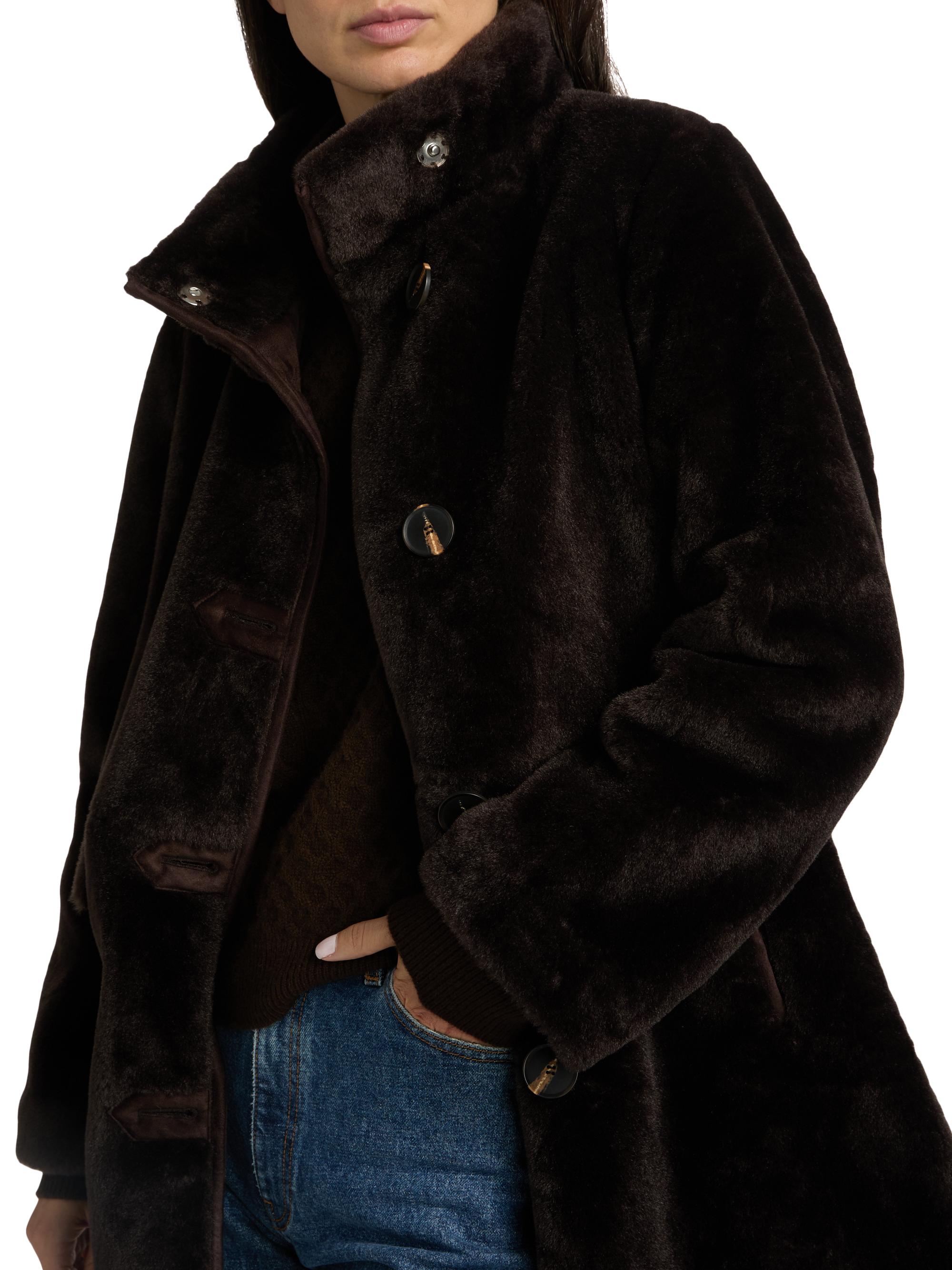 Mercer Collective Faux-Fur Long Coat | Saks Fifth Avenue