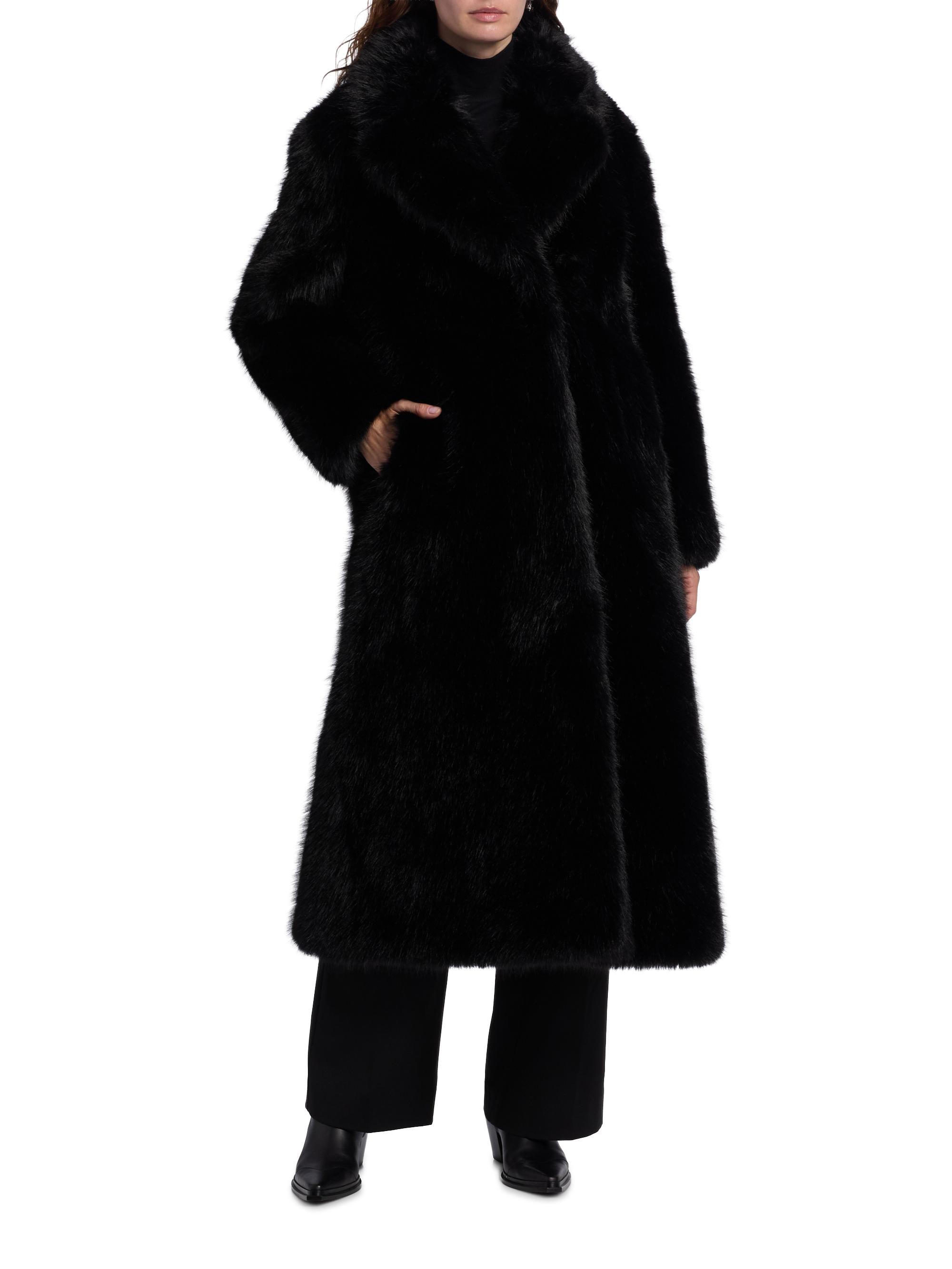 Mercer Collective Mink Stripe Faux-Fur Coat | Saks Fifth Avenue