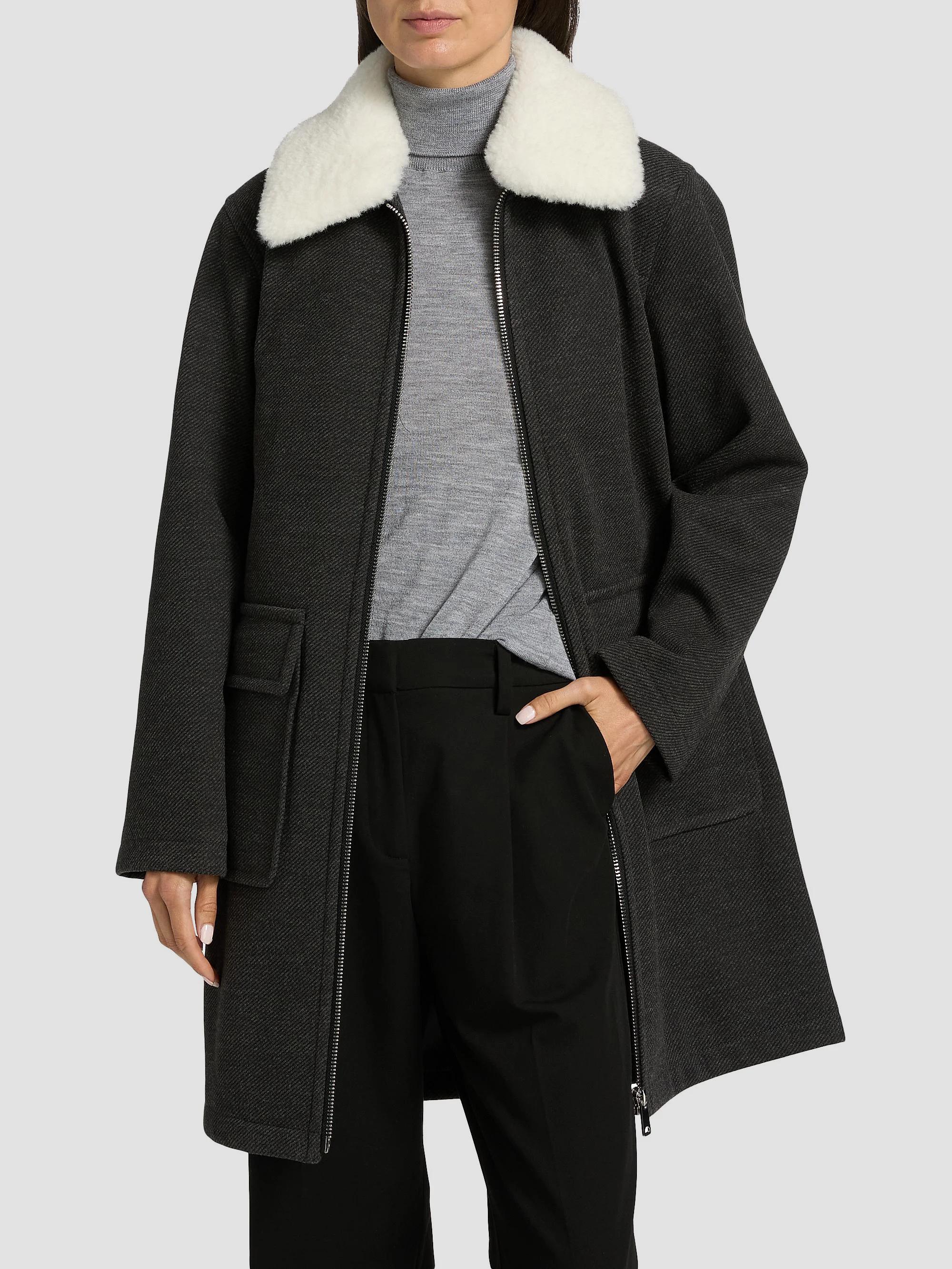 Mercer Collective Faux-Fur Collar Car Coat | Saks Fifth Avenue