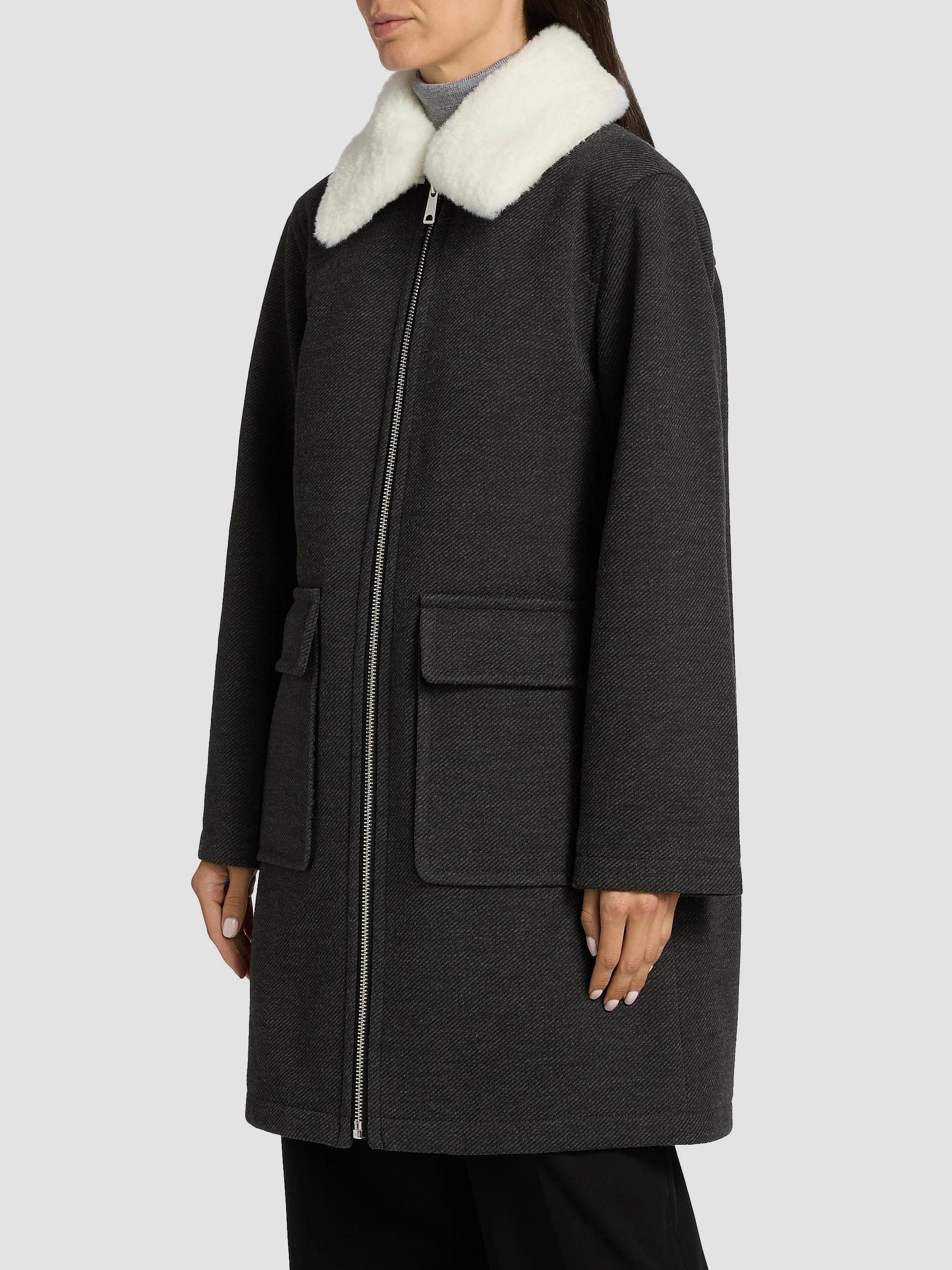 Mercer Collective Faux-Fur Collar Car Coat | Saks Fifth Avenue