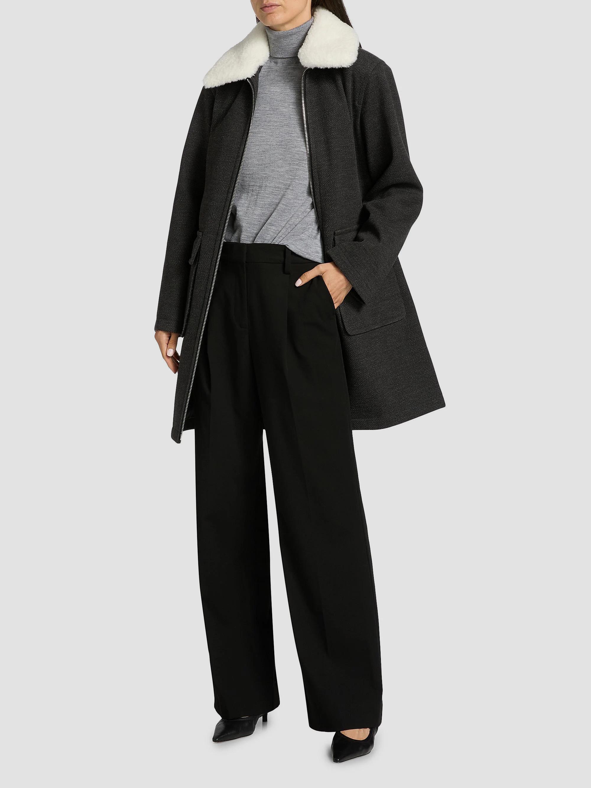Mercer Collective Faux-Fur Collar Car Coat | Saks Fifth Avenue