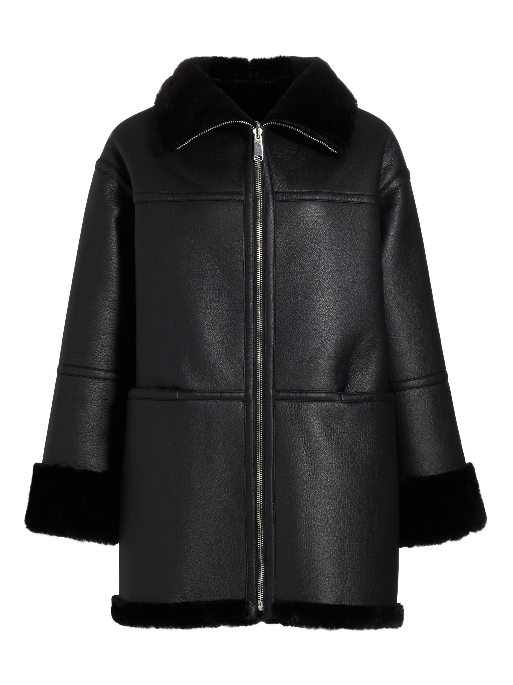 Mercer Collective Ally Reversible Faux-Leather Coat | Saks Fifth