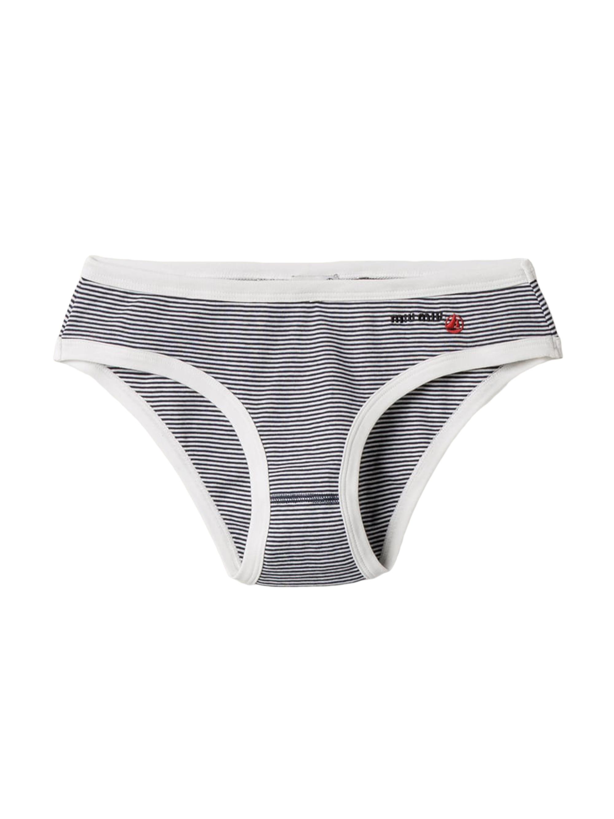 Miu Miu Women's Petit Bateau x  Ribbed Jersey Briefs - White Multi