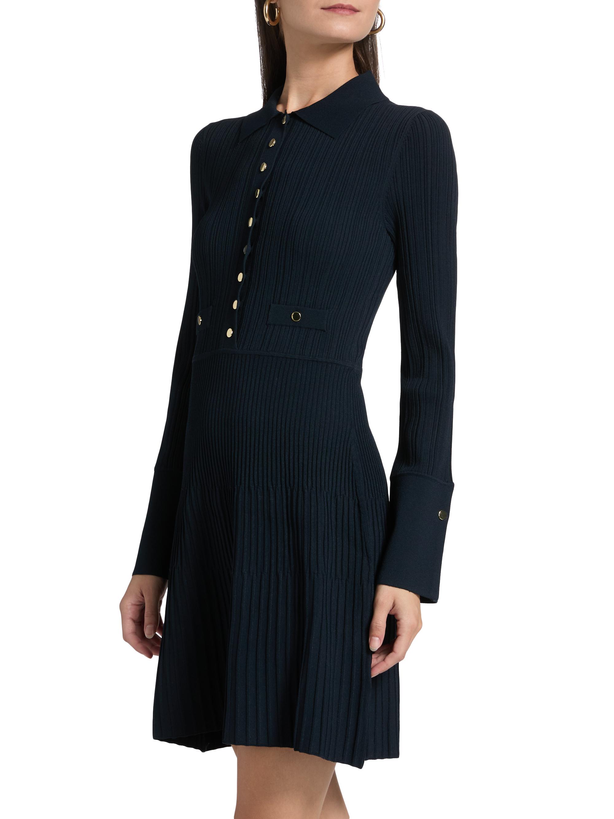lauper knit mini dress Lauper Knit Mini Dress in Navy