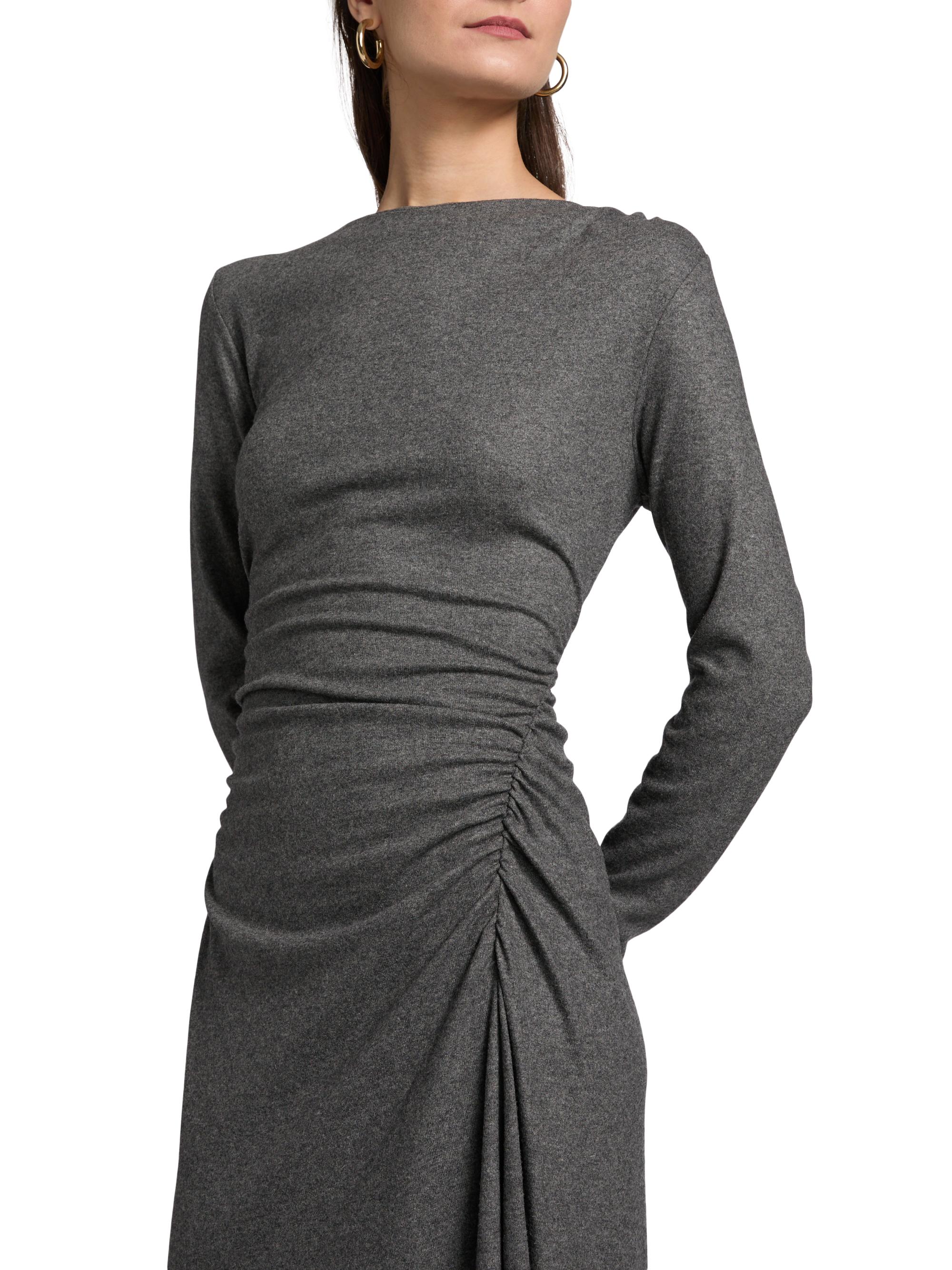 theodora midi dress Veronica Beard Theodora Ruched Midi Dress | Raisin