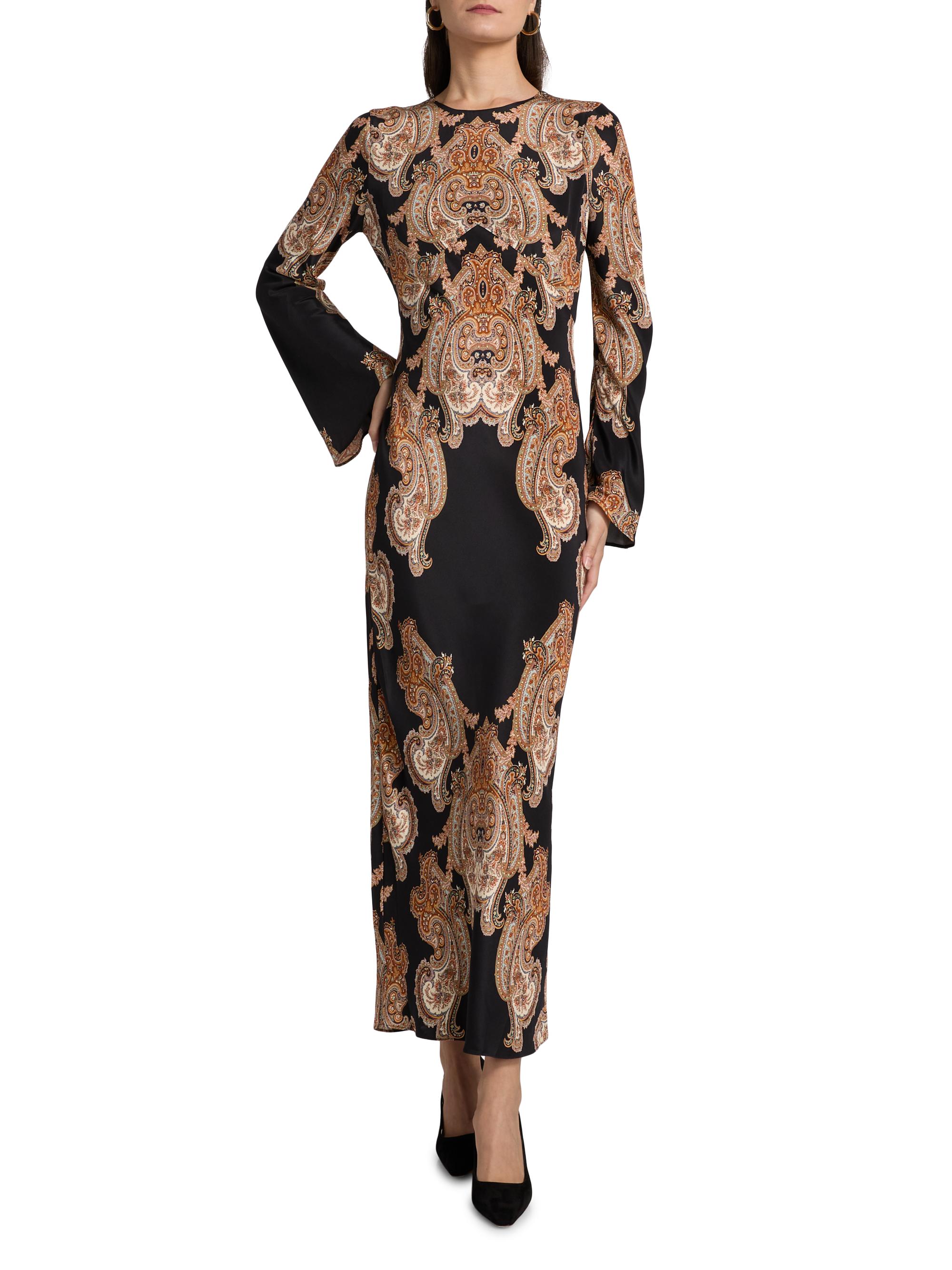 Veronica Beard Lupita Printed Silk-Blend Maxi Dress | Saks Fifth Avenue