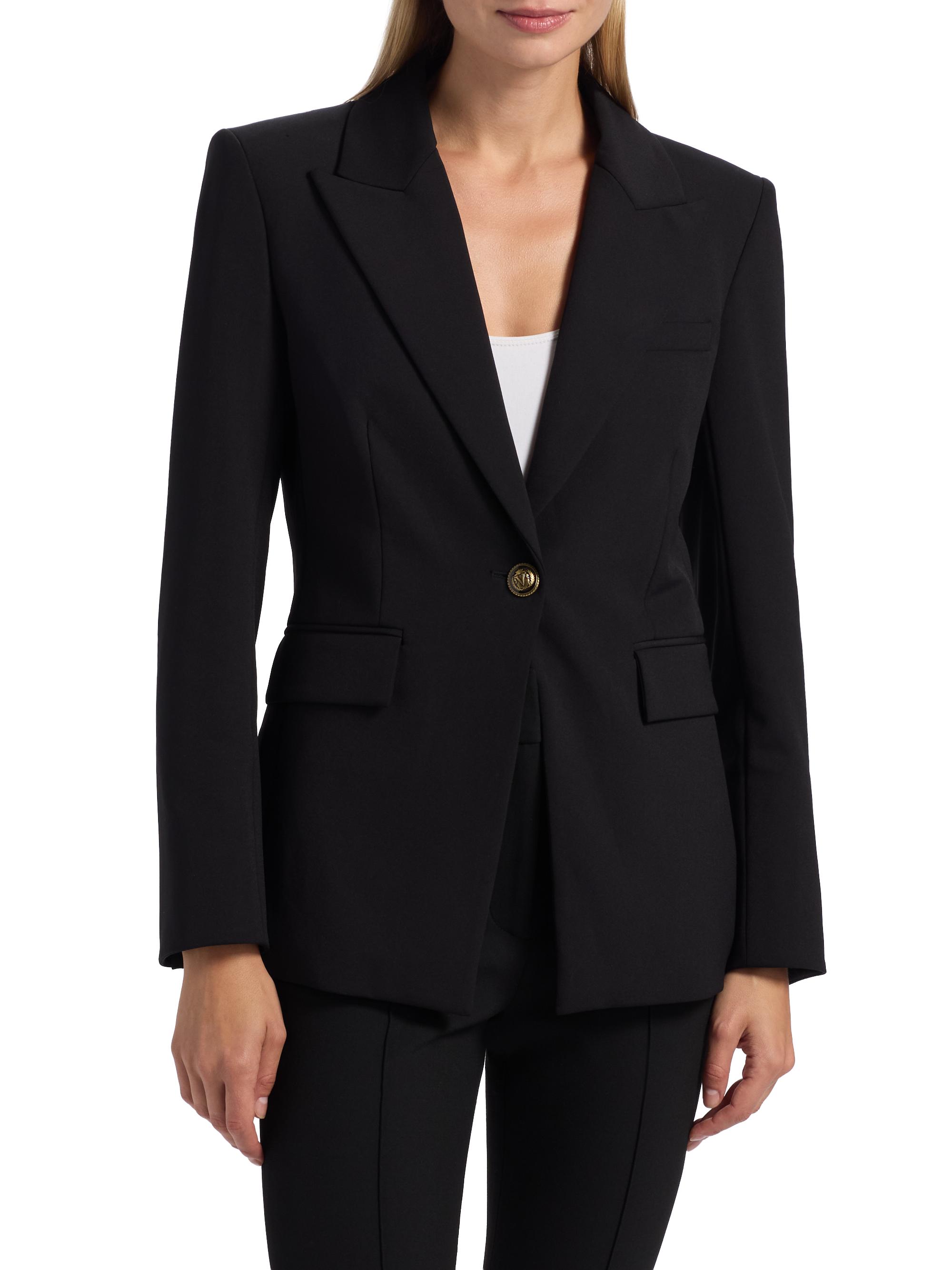 Veronica Beard Naira Peak Lapel Dickey Jacket | Saks Fifth Avenue