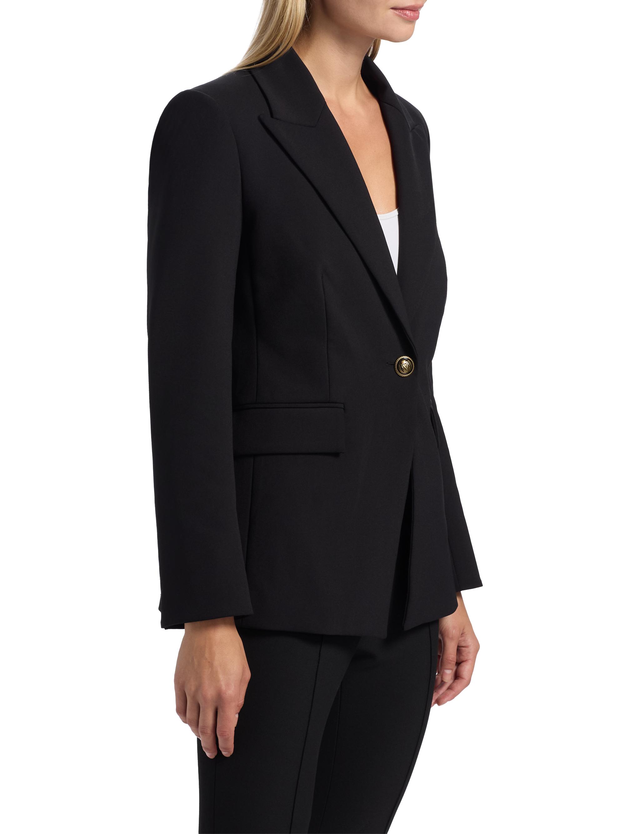 Veronica Beard Naira Peak Lapel Dickey Jacket | Saks Fifth Avenue