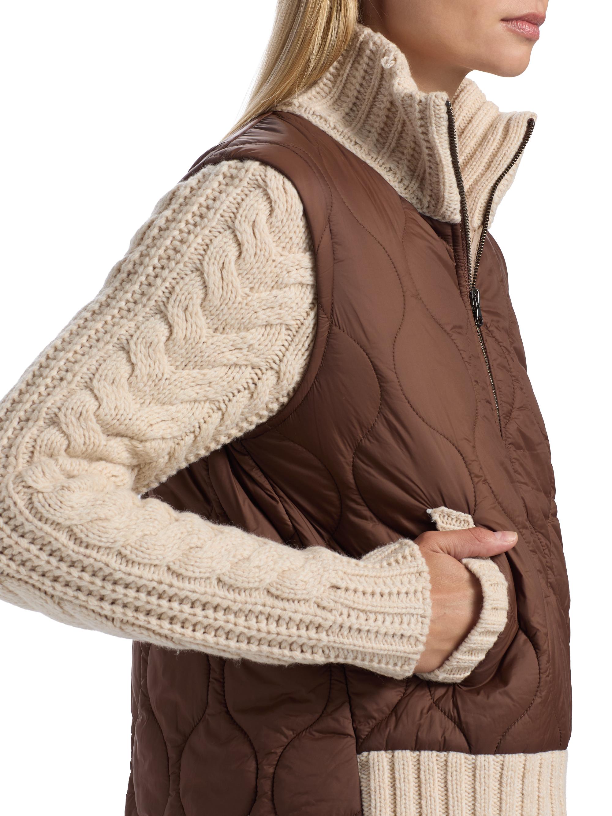 Veronica Beard Patra Mixed-Media Zip-Front Jacket | Saks Fifth Avenue