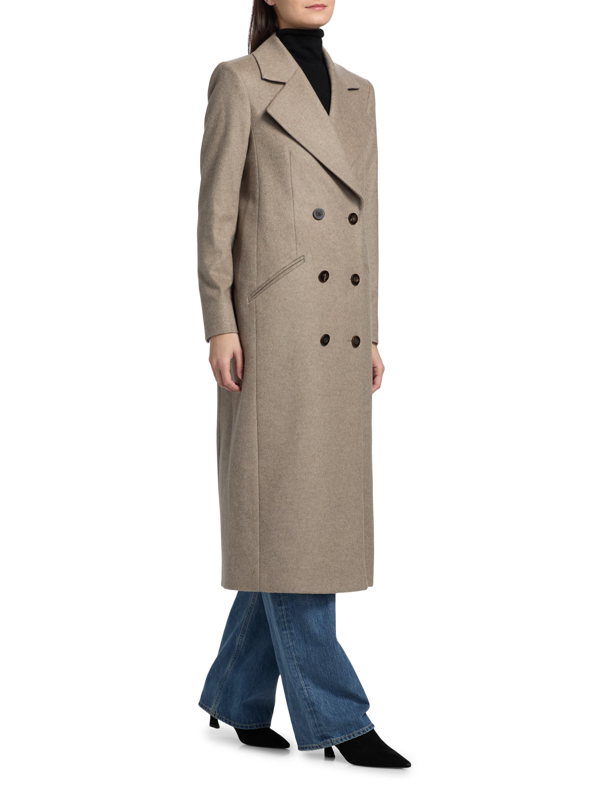 Veronica Beard Seth Wool-Cashmere Dickey Coat | Saks Fifth Avenue