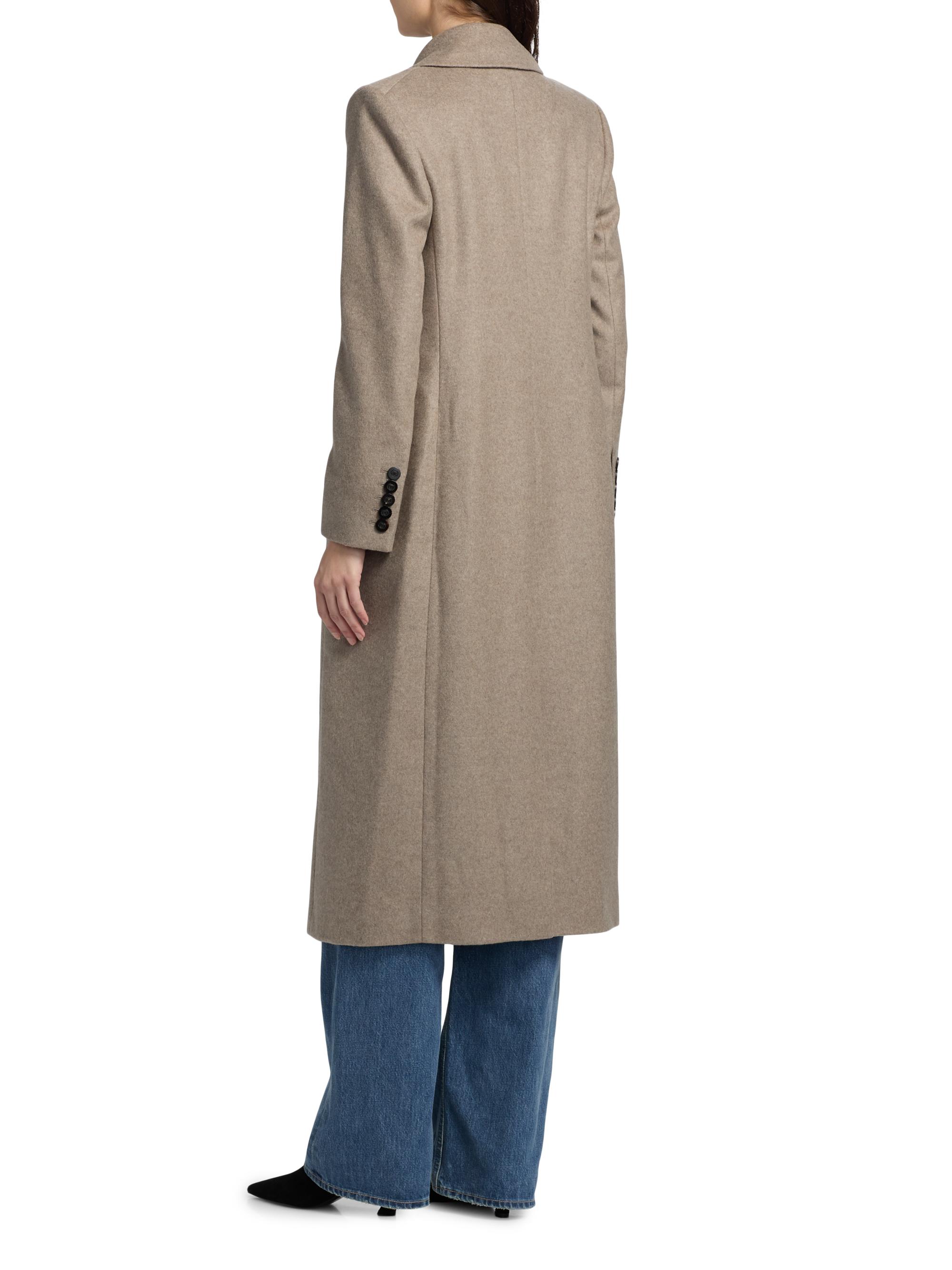 CHIEKO+ wool&cashmere  coat 38新品未使用 100% Cashmere Stand Collar Long Coat With Belt CA008 - Classic