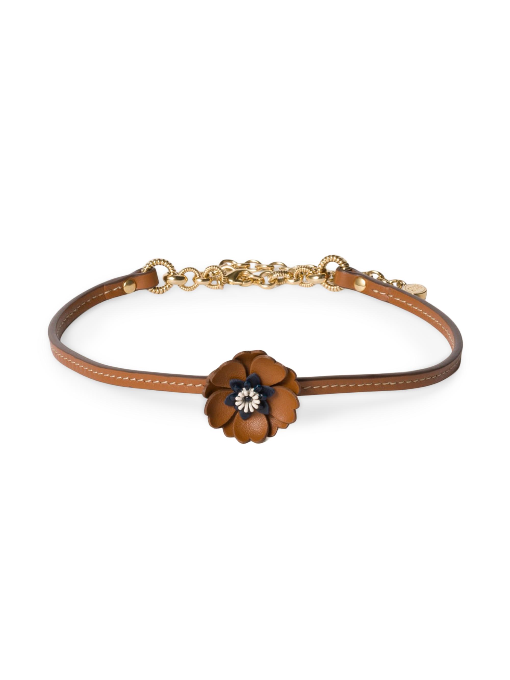 Miu Miu Women's Leather Choker - Brown
