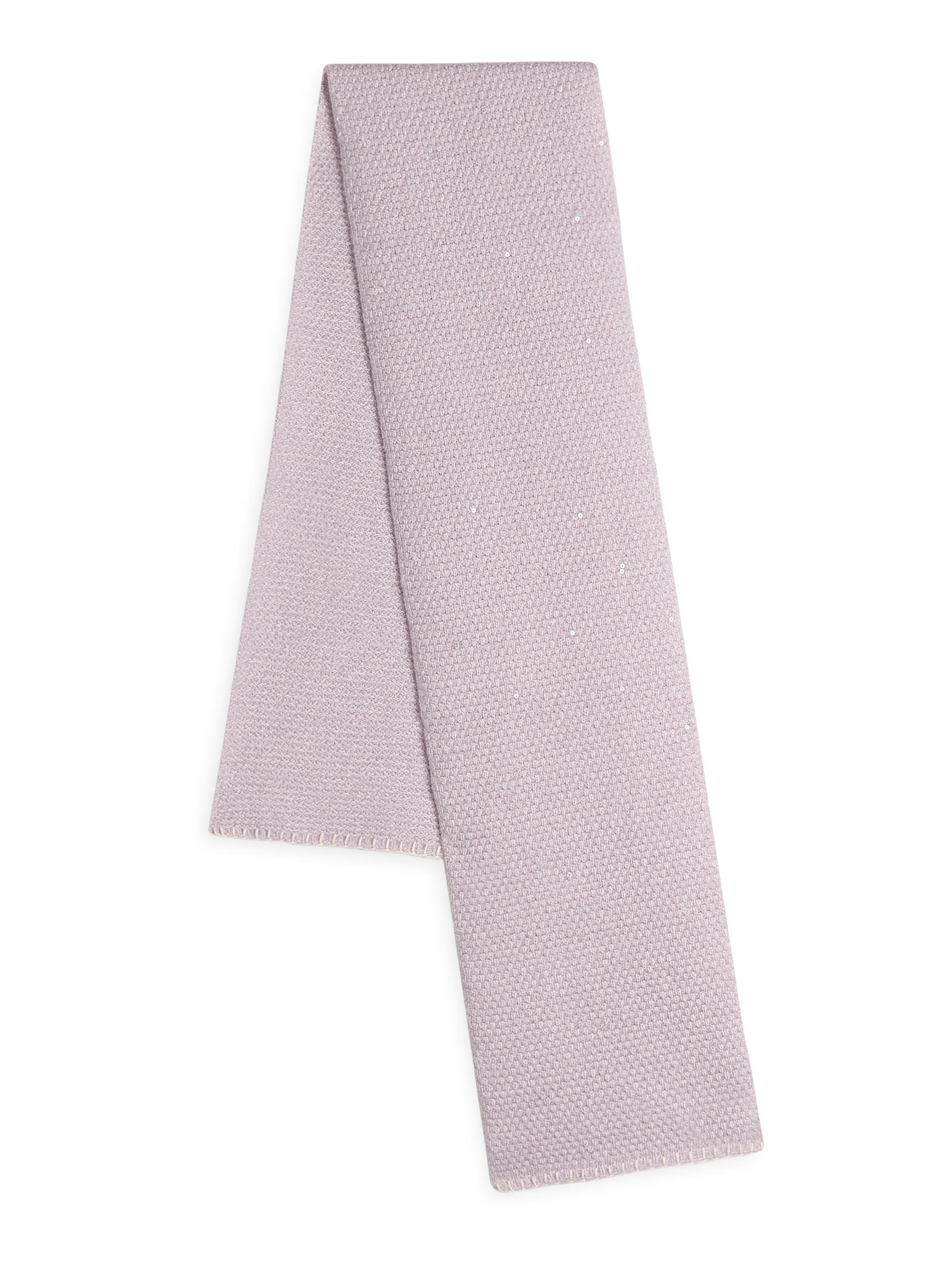 Carolyn Rowan Collection Women's Sequined Cashmere Scarf - Mallow