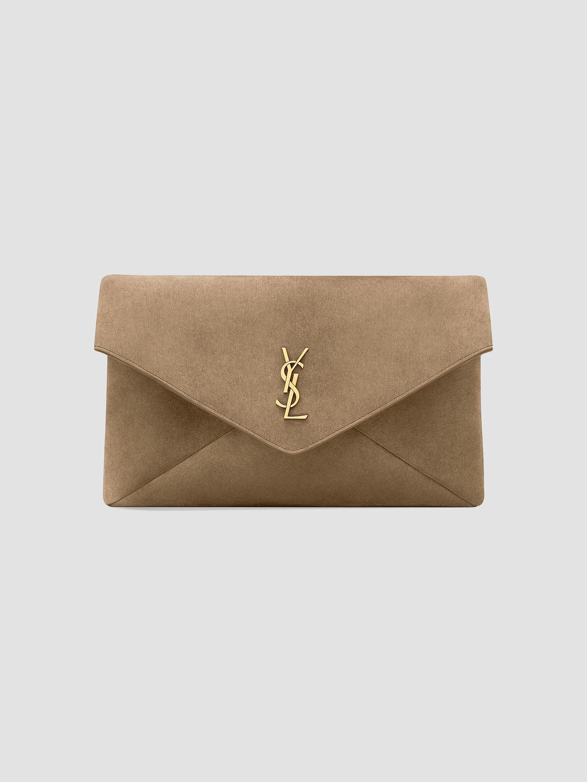 Saint Laurent Sade Large Clutch in Lambskin | Saks Fifth Avenue
