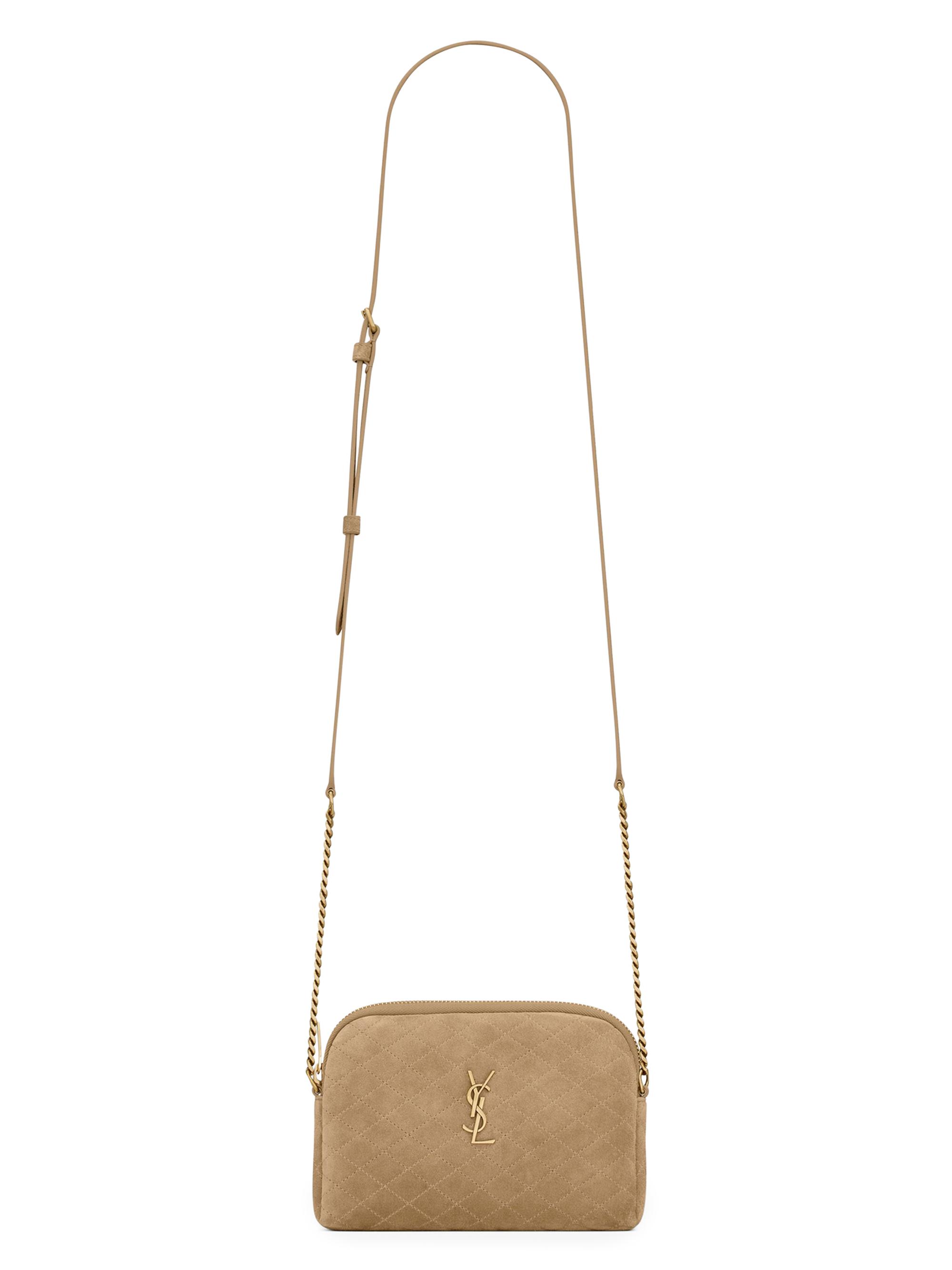 Saint Laurent Gaby Zipped Pouch in Suede | Saks Fifth Avenue