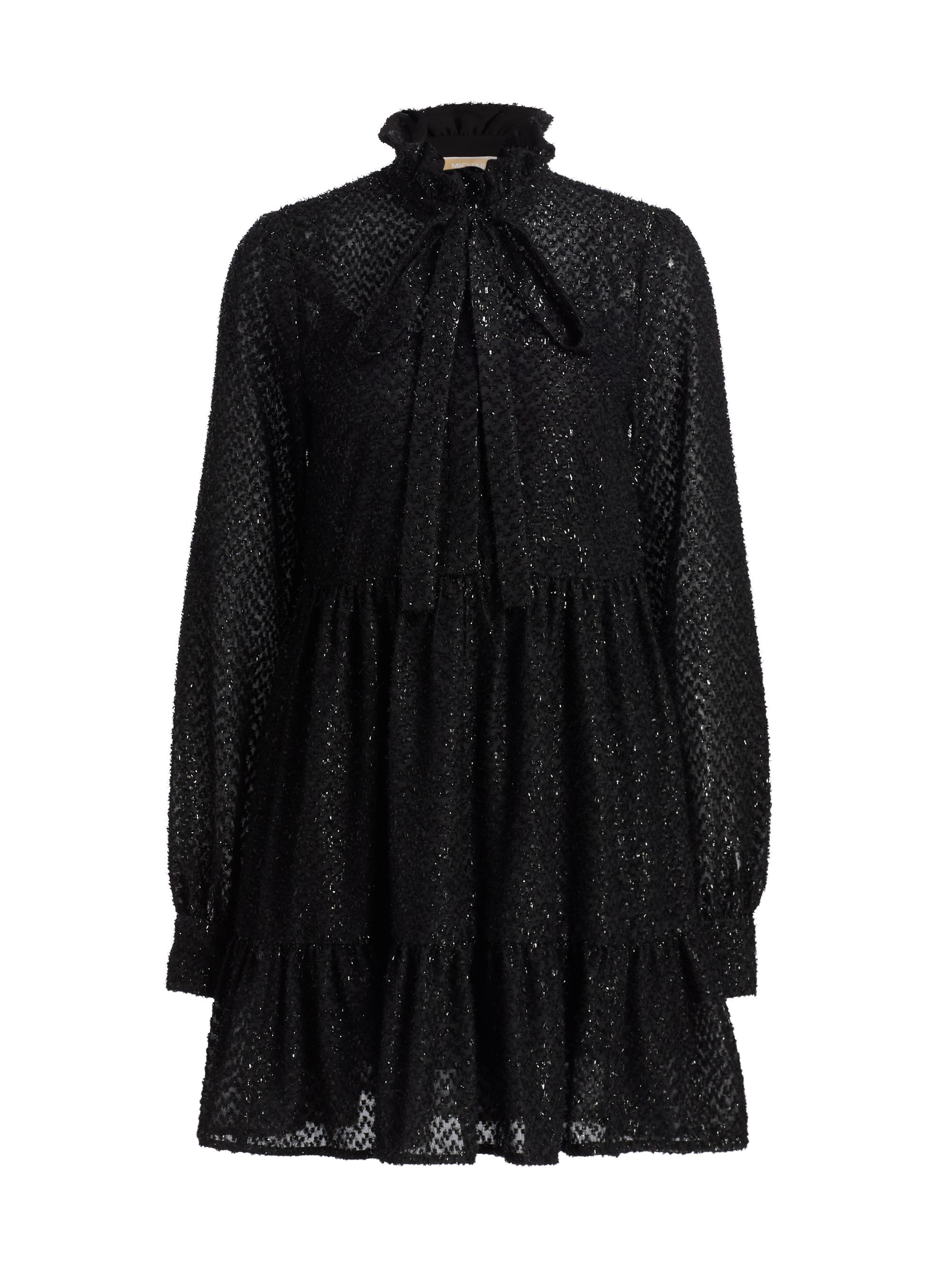 MICHAEL Michael Kors Moir Tieneck Minidress | Saks Fifth Avenue