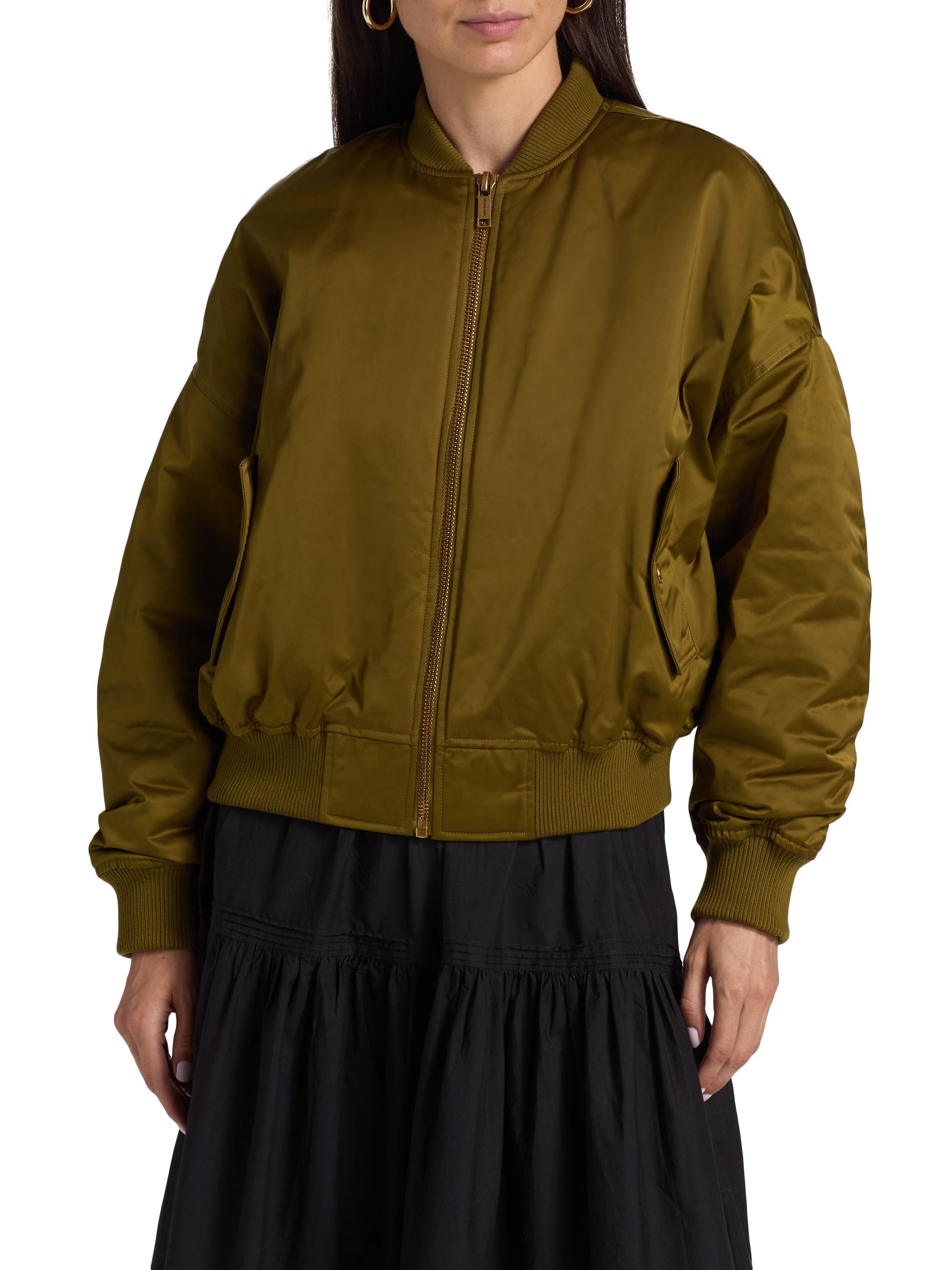 MICHAEL Michael Kors Drop Shoulder Bomber Jacket | Saks Fifth Avenue
