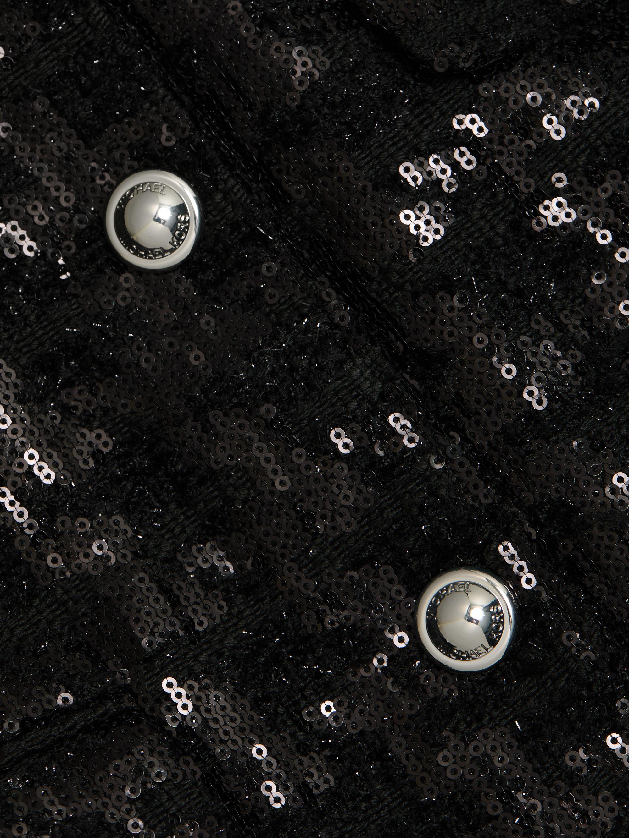 MICHAEL Michael Kors Sequin Tweed Crop Jacket | Saks Fifth Avenue