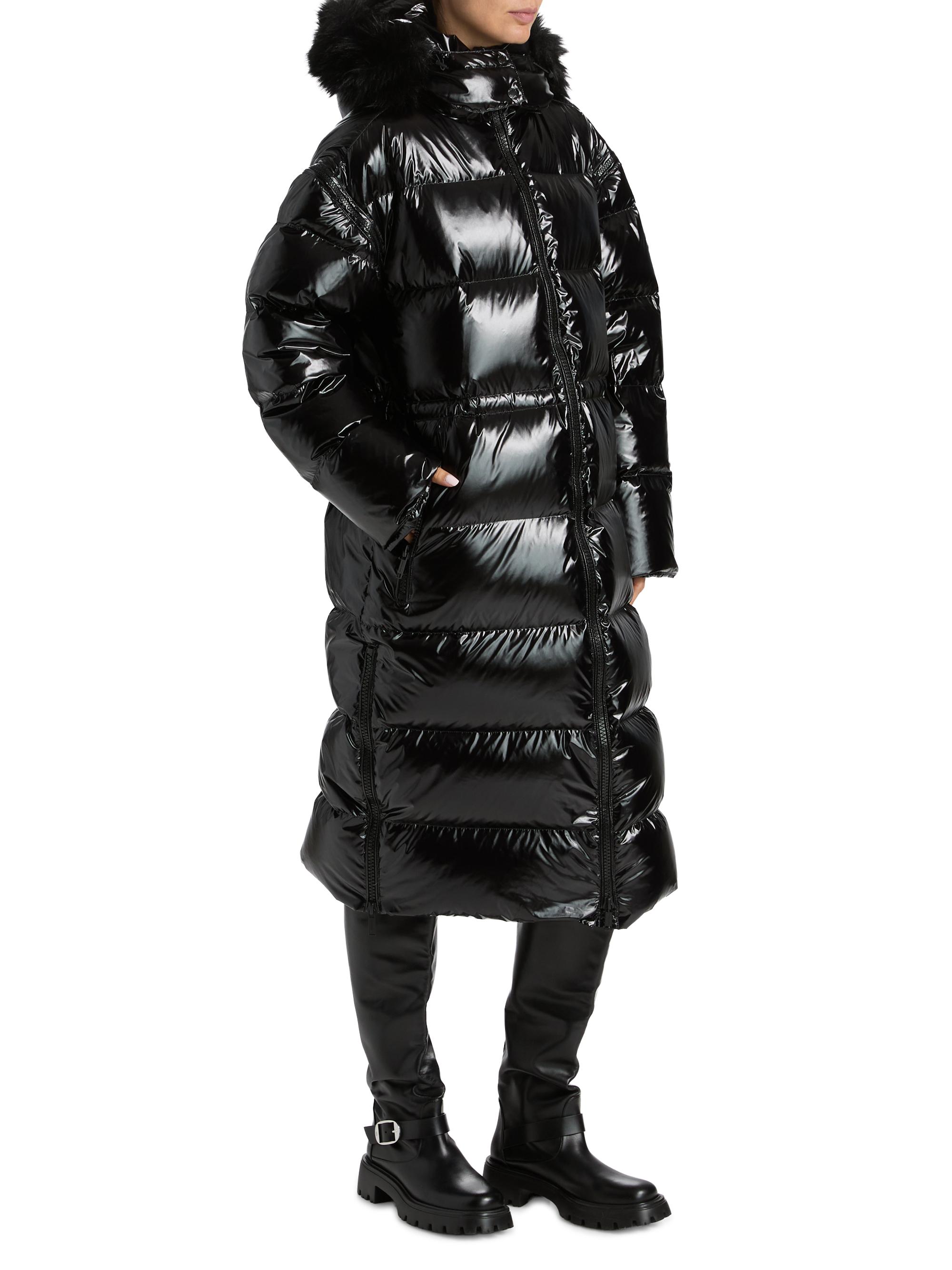 MICHAEL Michael Kors Hooded Long Puffer Down Coat | Saks Fifth Avenue