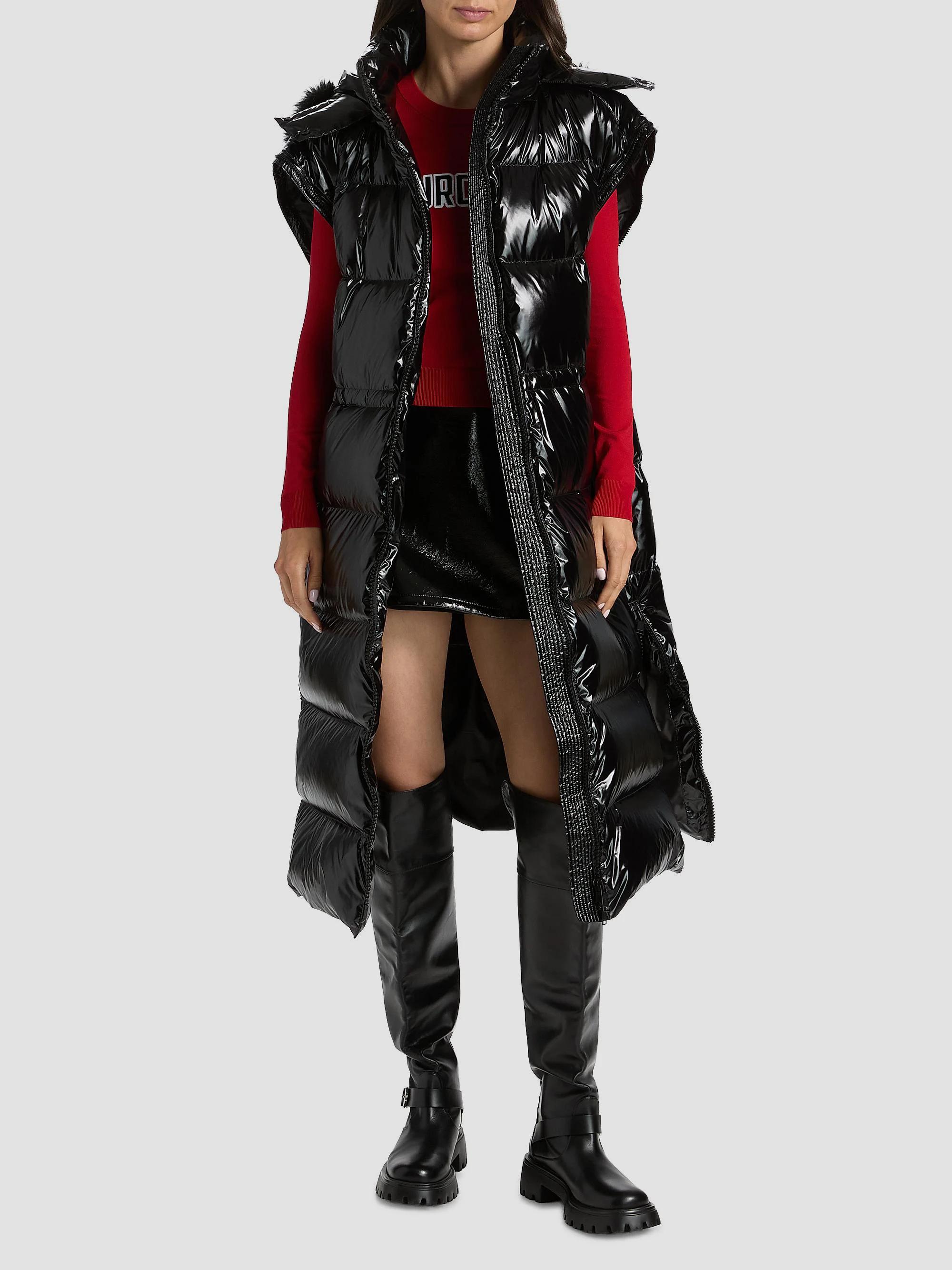 MICHAEL Michael Kors Hooded Long Puffer Down Coat | Saks Fifth Avenue