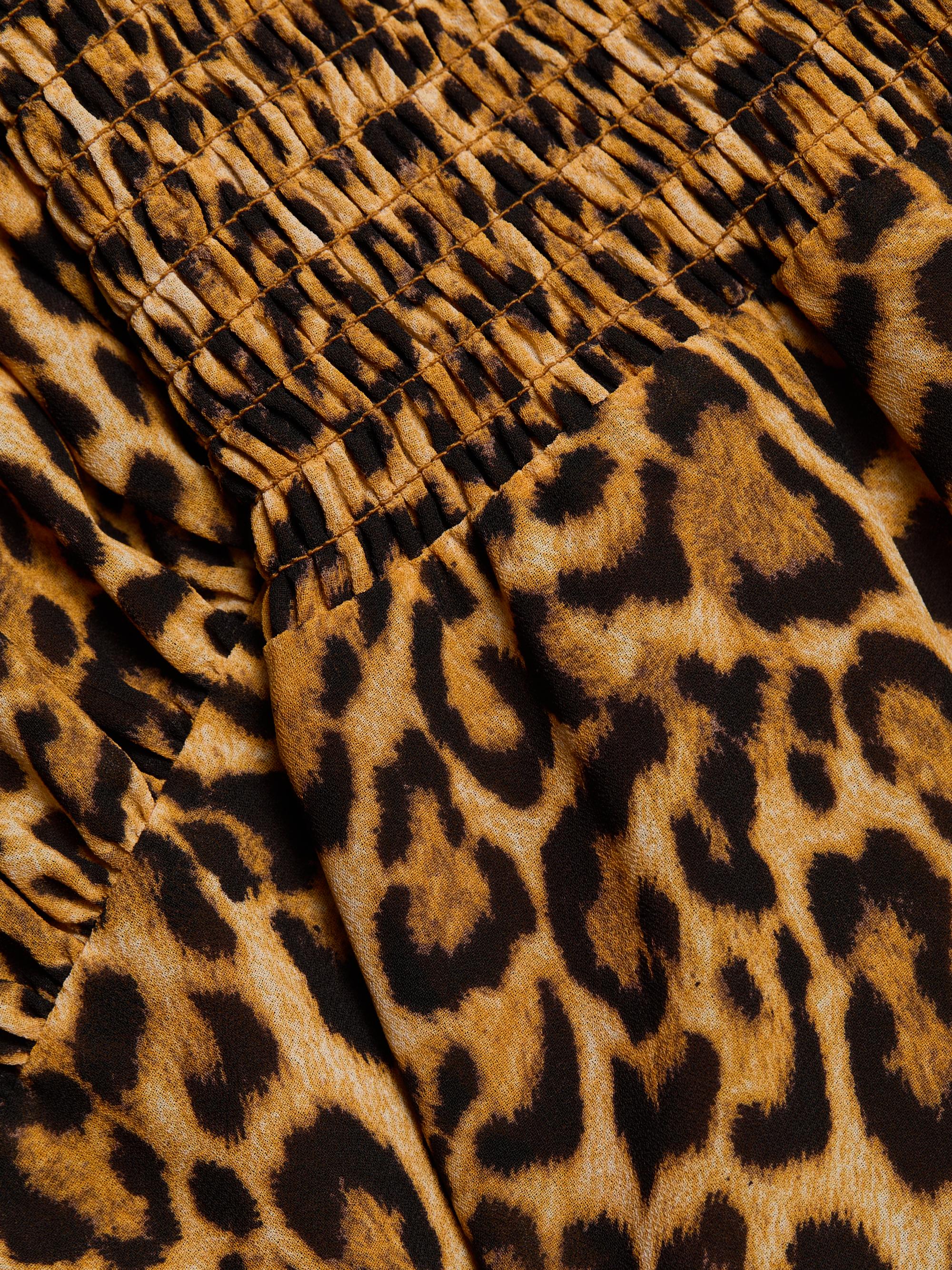 michael kors animal print maxi dress MICHAEL Michael Kors Leopard Print Slit Maxi Dress