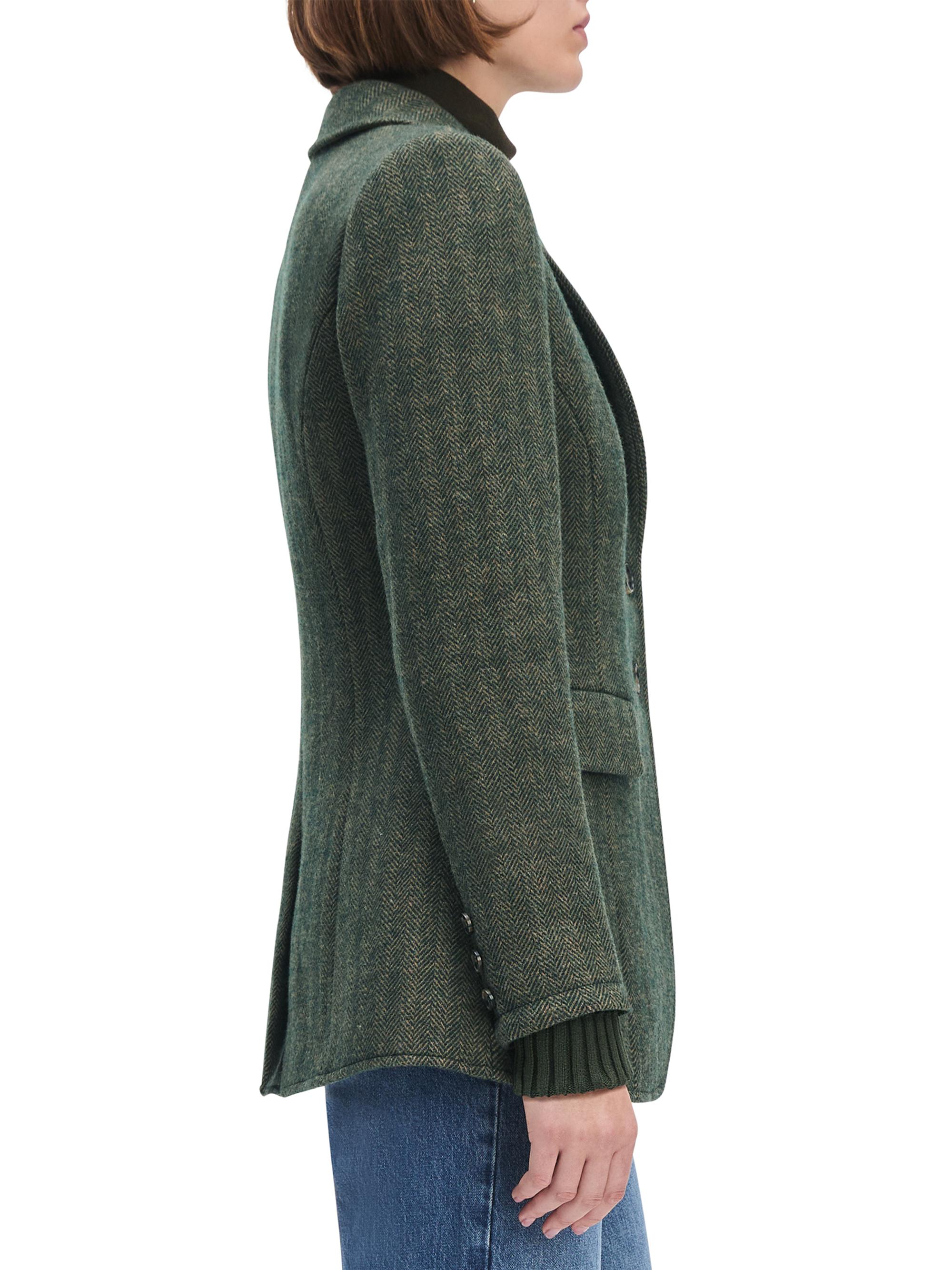 Favorite Daughter Women's The City Herringbone Wool-Blend Blazer - Yorkshire Herring | Thumbnail 5
