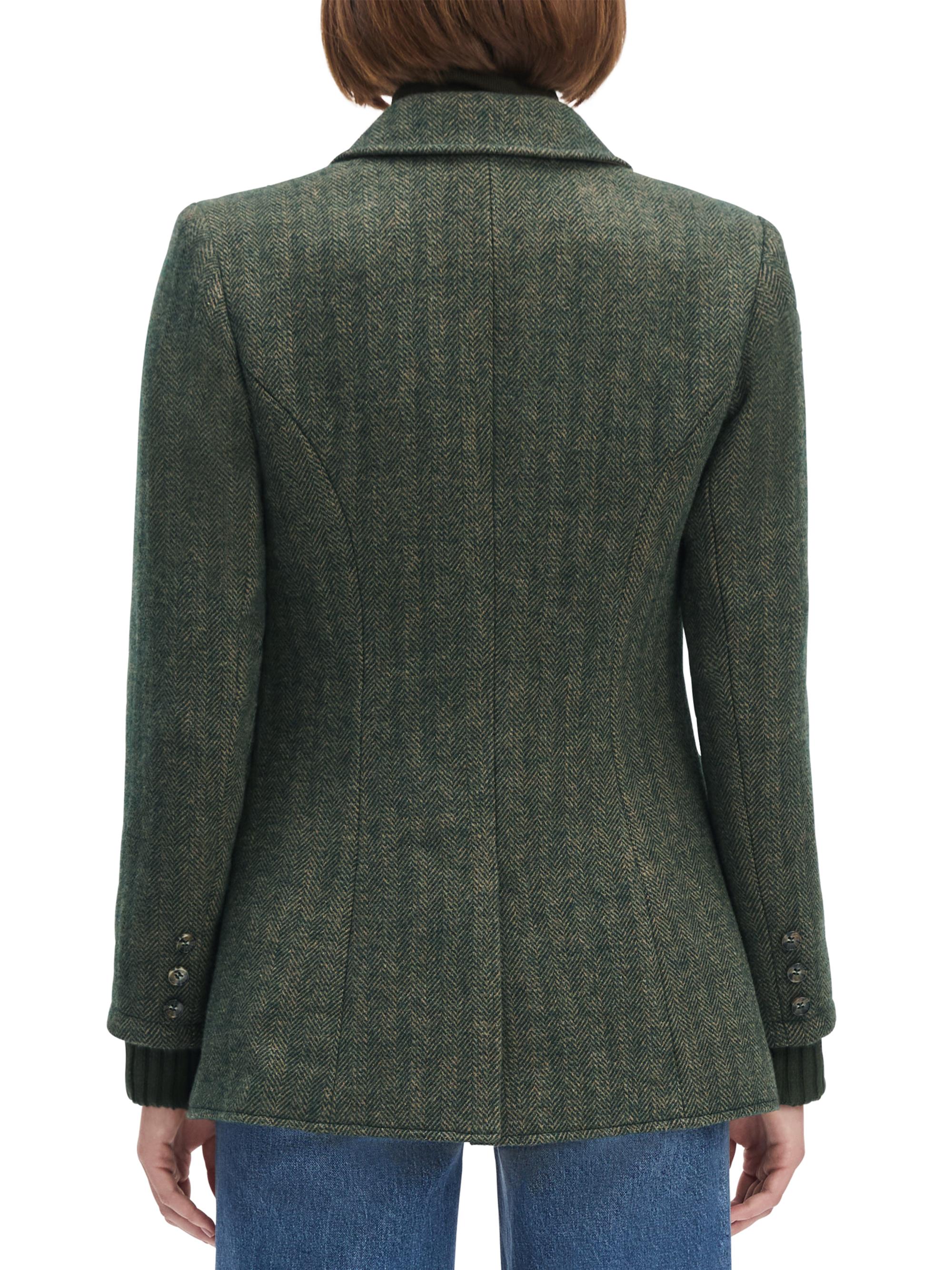 Favorite Daughter Women's The City Herringbone Wool-Blend Blazer - Yorkshire Herring | Thumbnail 6