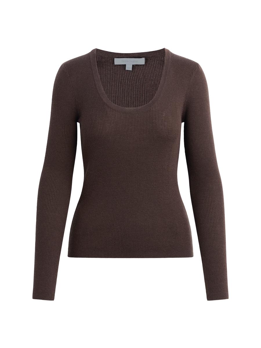 Favorite Daughter Take It Easy Extrafine Merino Wool Scoopneck Top | Saks Fifth Avenue