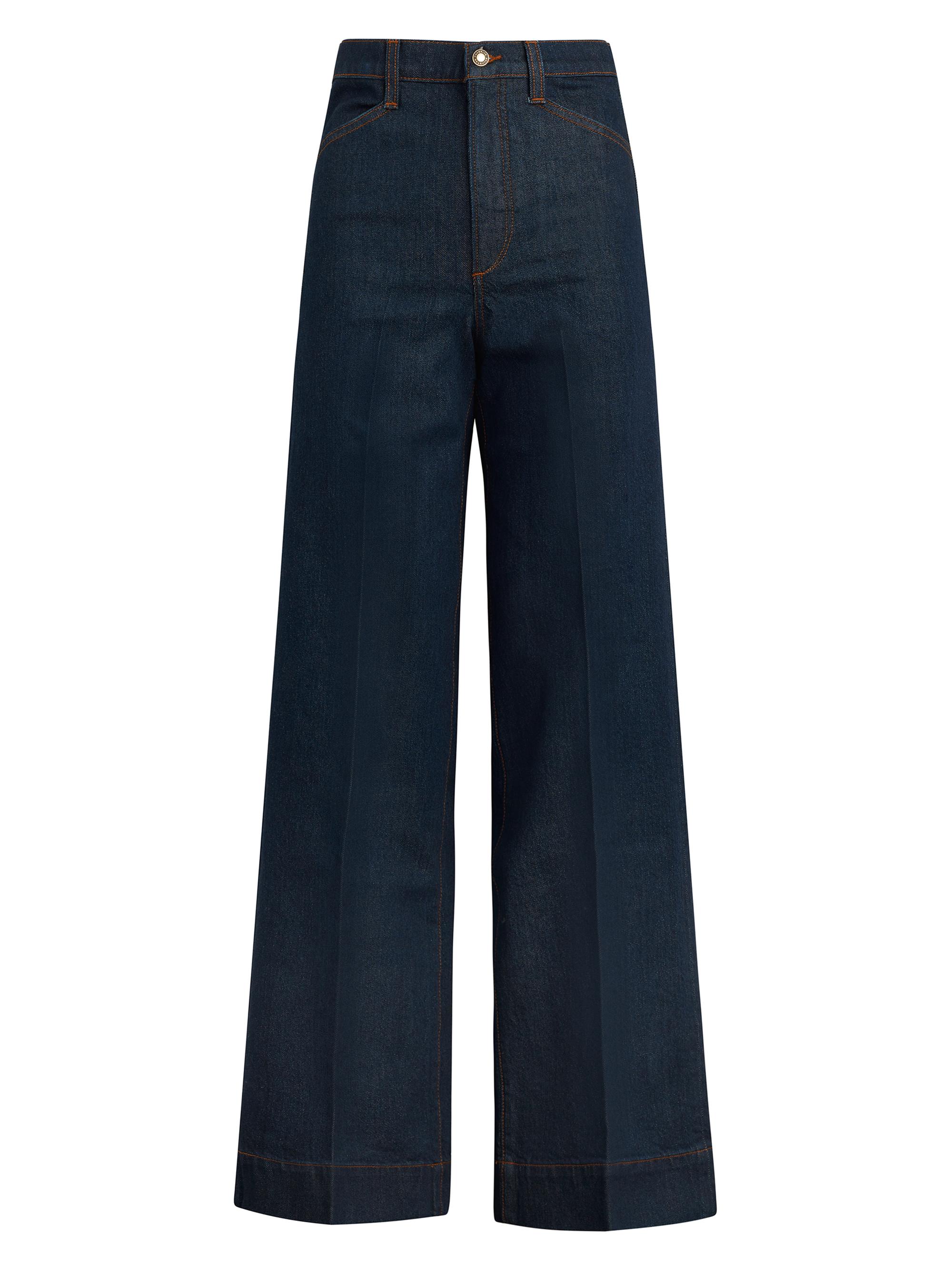 Favorite Daughter Women's Pepper Wash Mischa High-Rise Wide-Leg Jeans - Pepper
