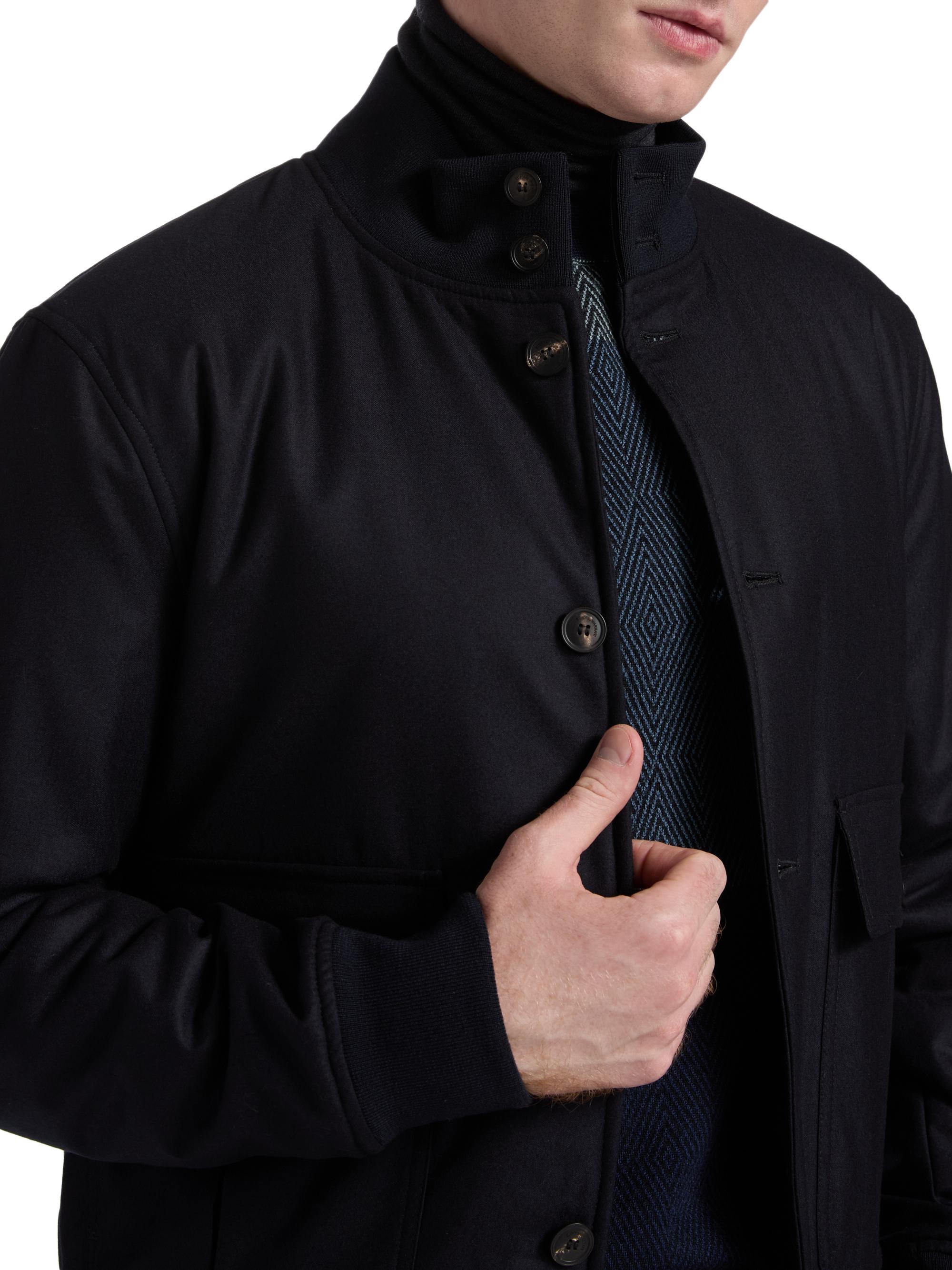 Emporio Armani Wool Bomber Jacket | Saks Fifth Avenue